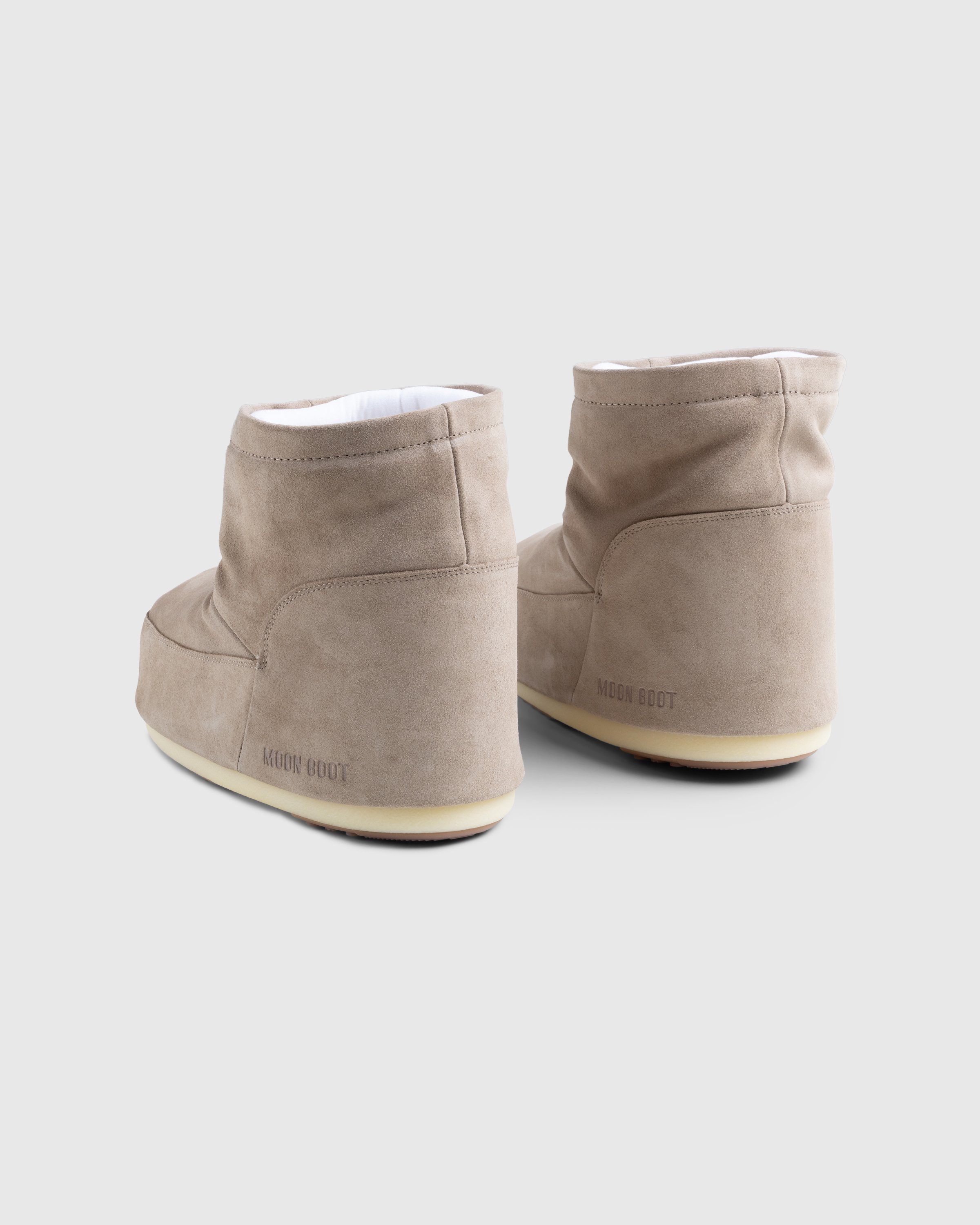 Moon Boot - Icon Low No Lace Boots Sand Suede - Footwear - Beige - Image 4