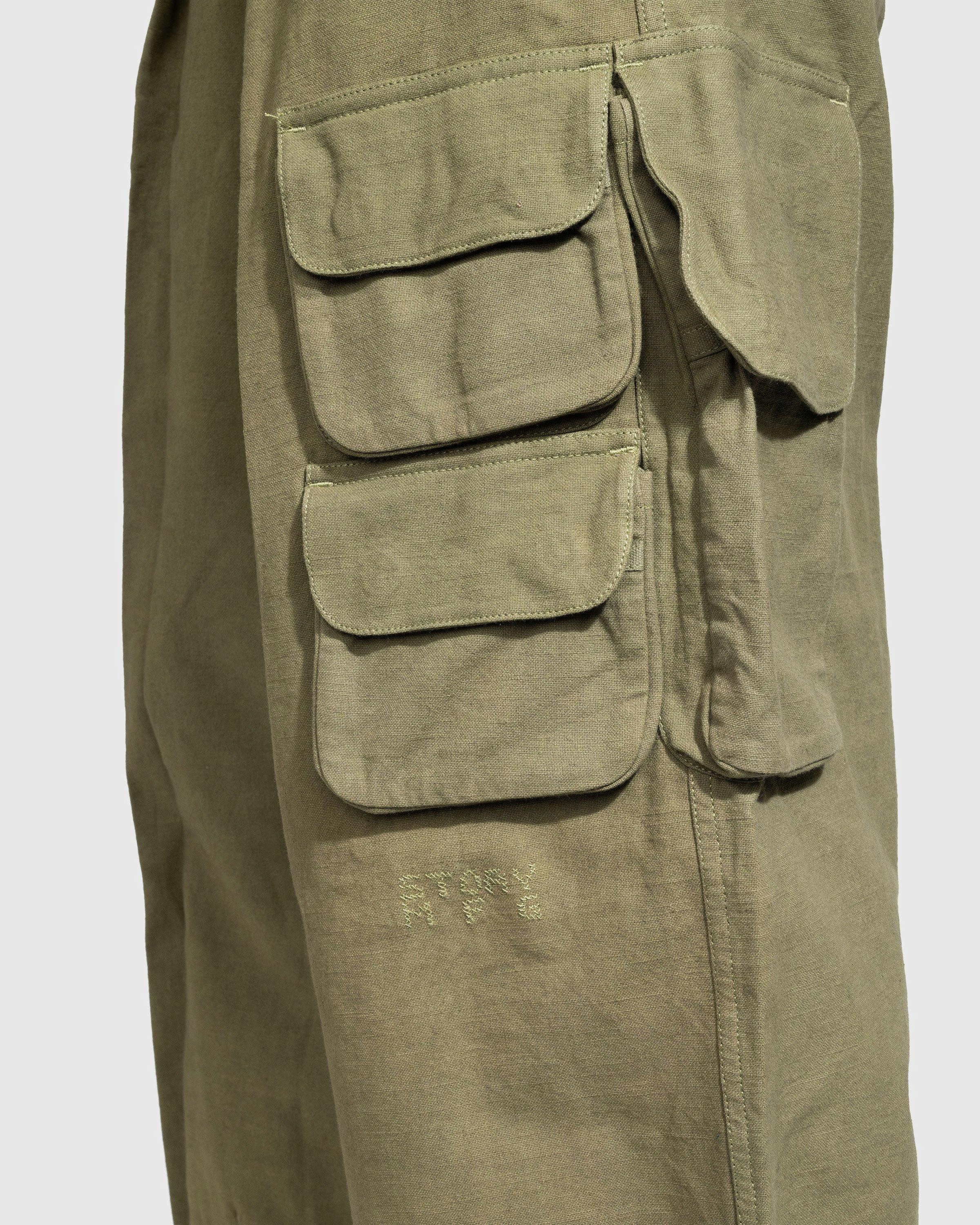 Story mfg. - Forager Pants Olive Slub - Clothing - Green - Image 4