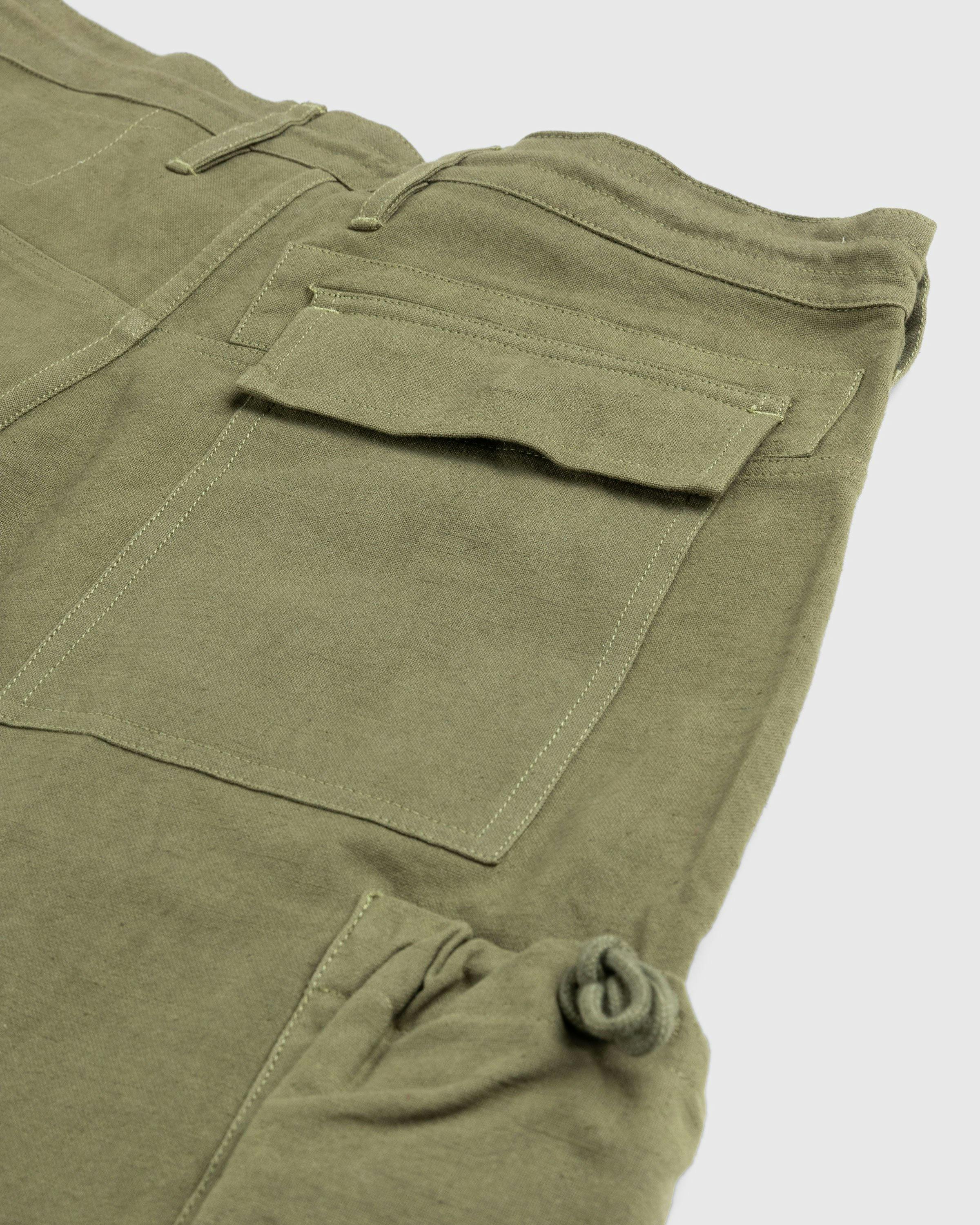 Story mfg. - Forager Pants Olive Slub - Clothing - Green - Image 5