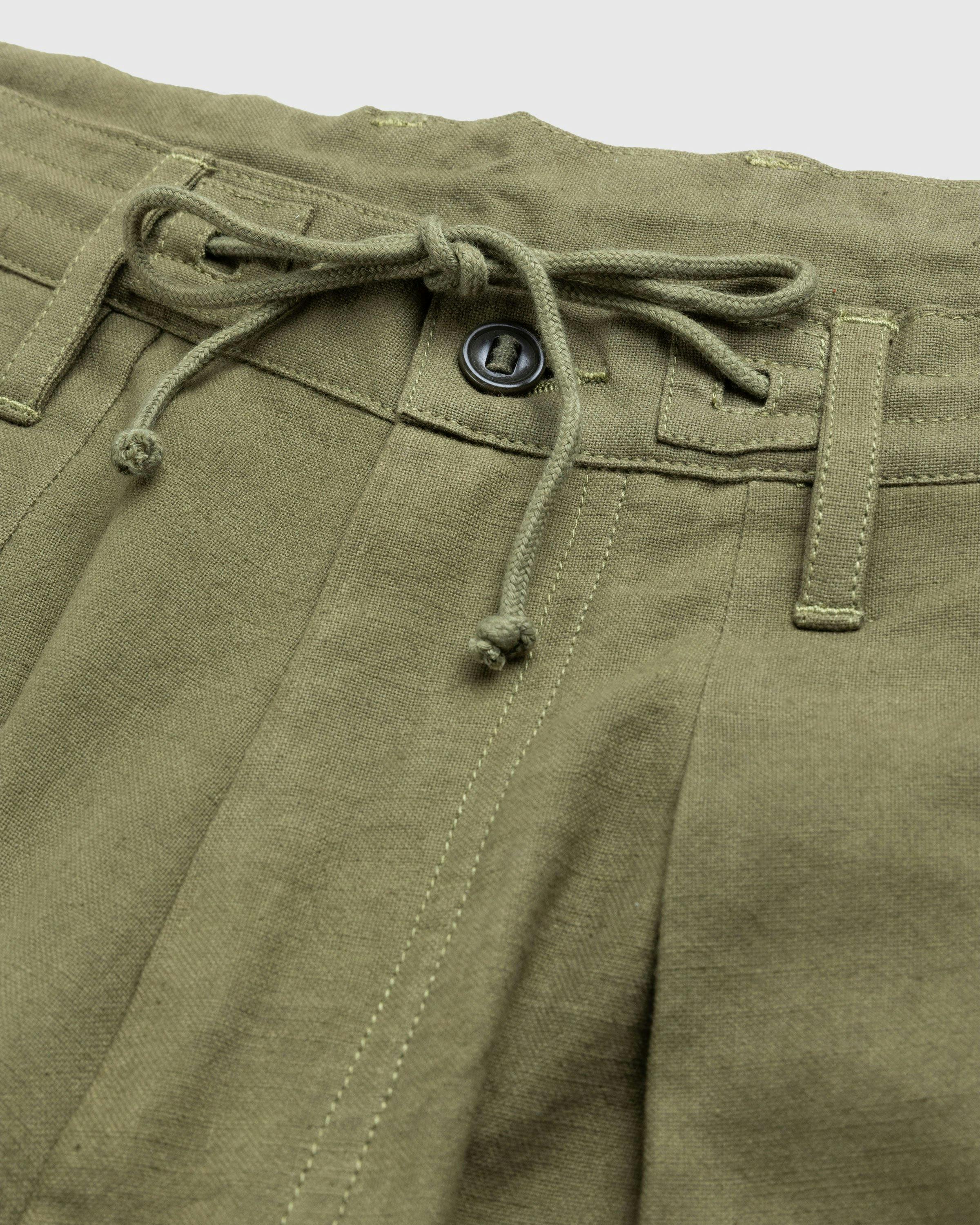 Story mfg. - Forager Pants Olive Slub - Clothing - Green - Image 6