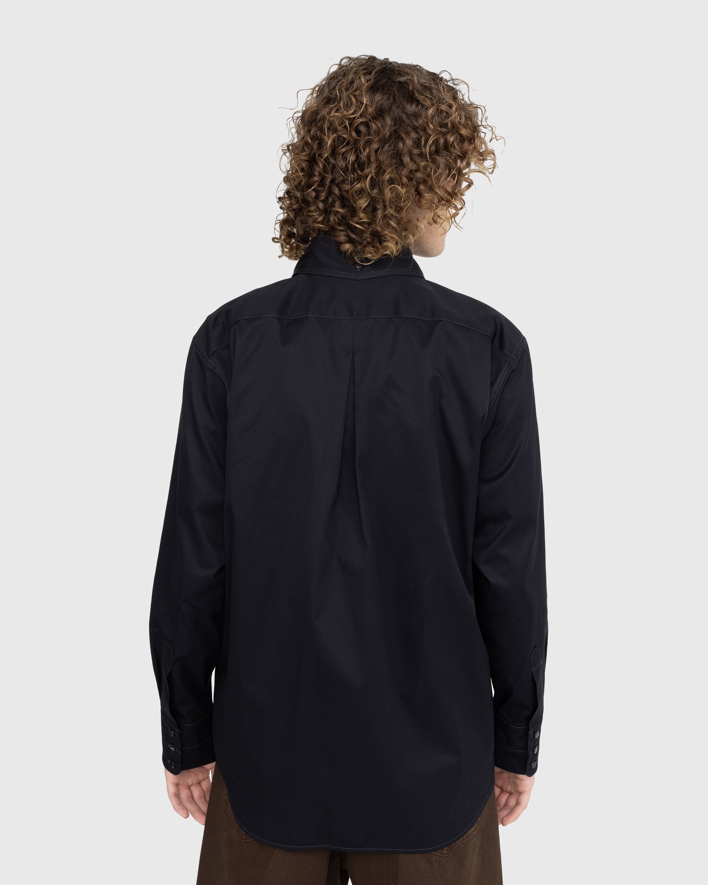 Lemaire - Relaxed Western Shirt Black - Clothing - Black - Image 3