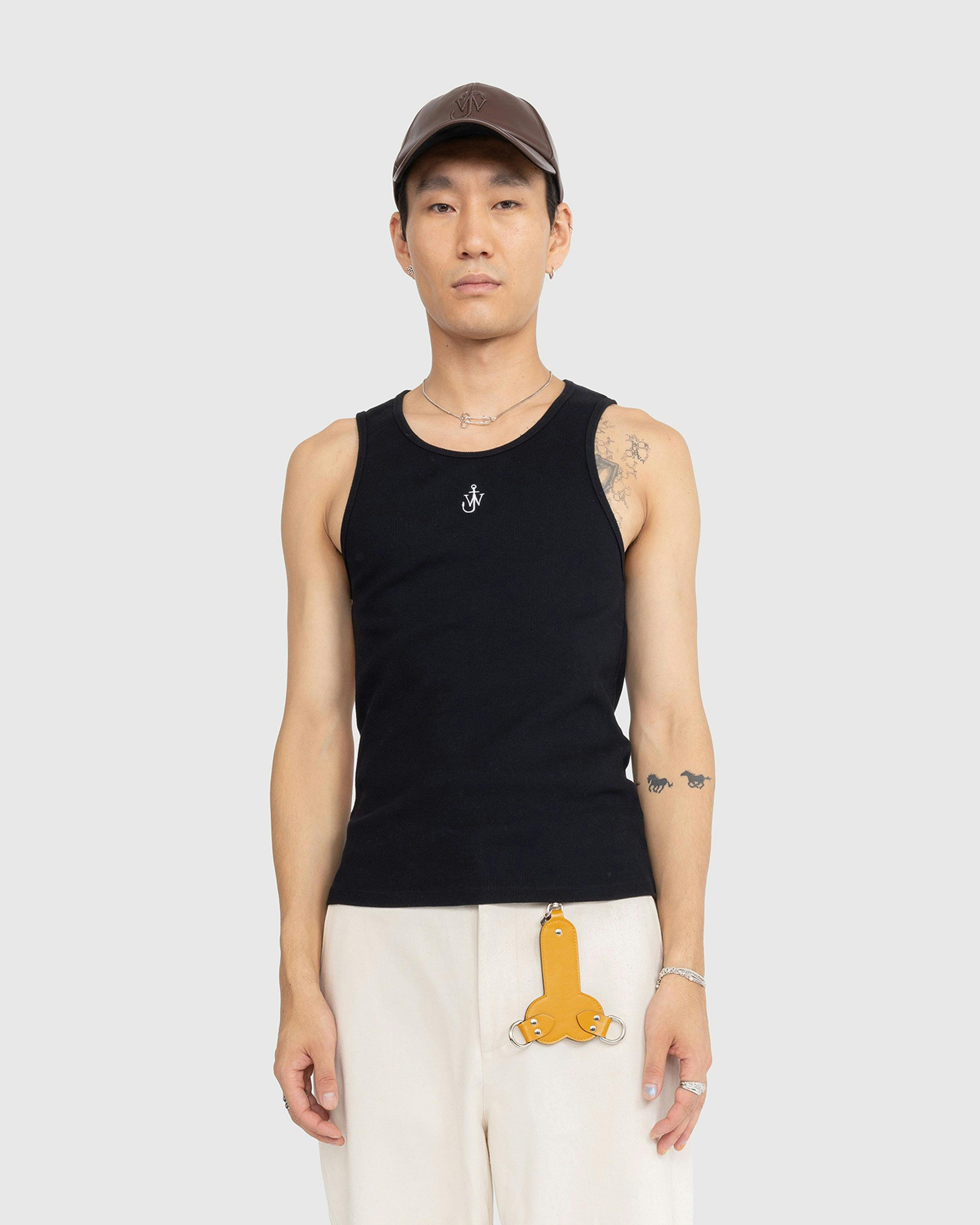 J.W. Anderson - RECLINING STUD BACK PRINT VEST Black - Clothing - Black - Image 2