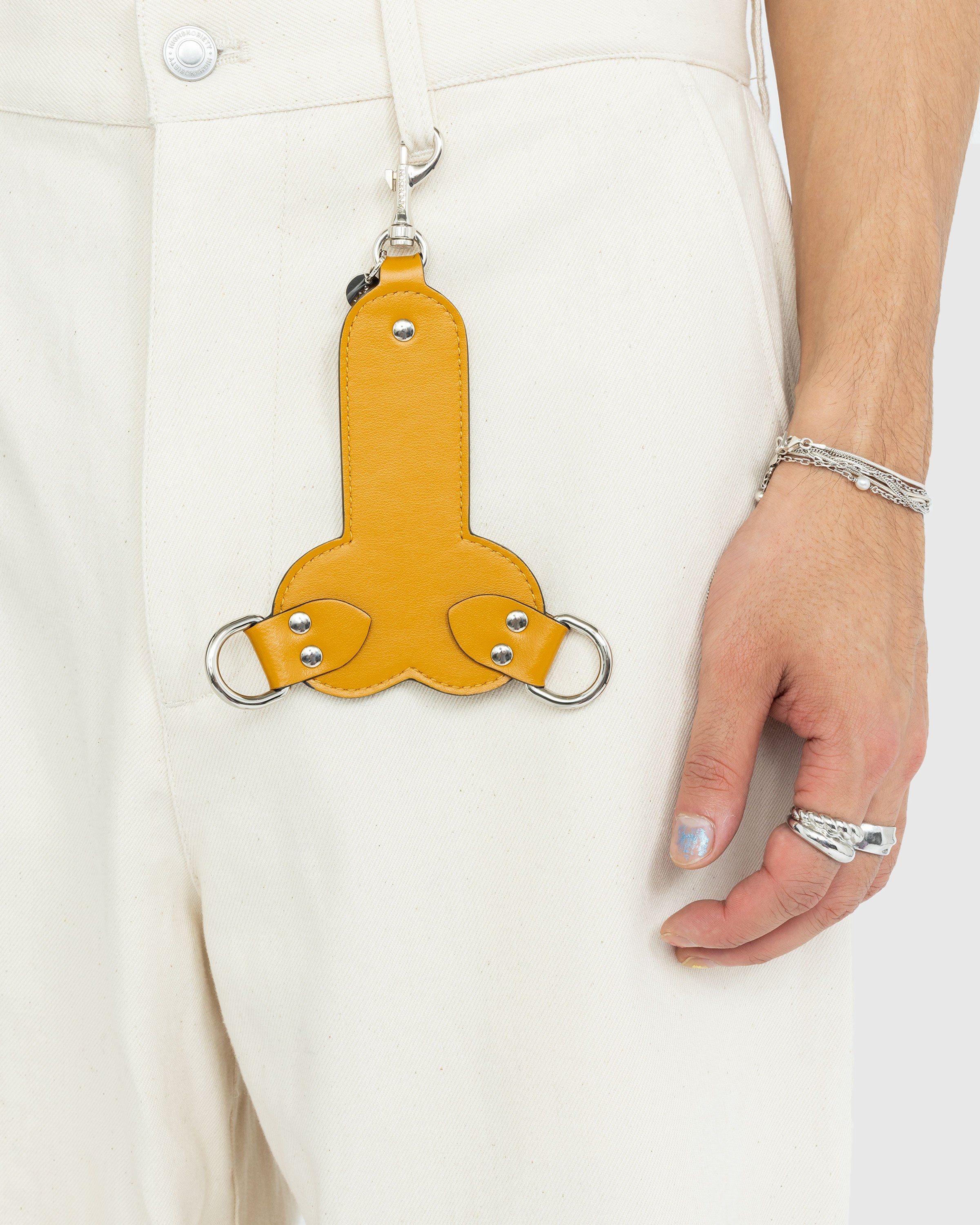 J.W. Anderson - Punk Penis Keyring Mustard - Accessories - Yellow - Image 6