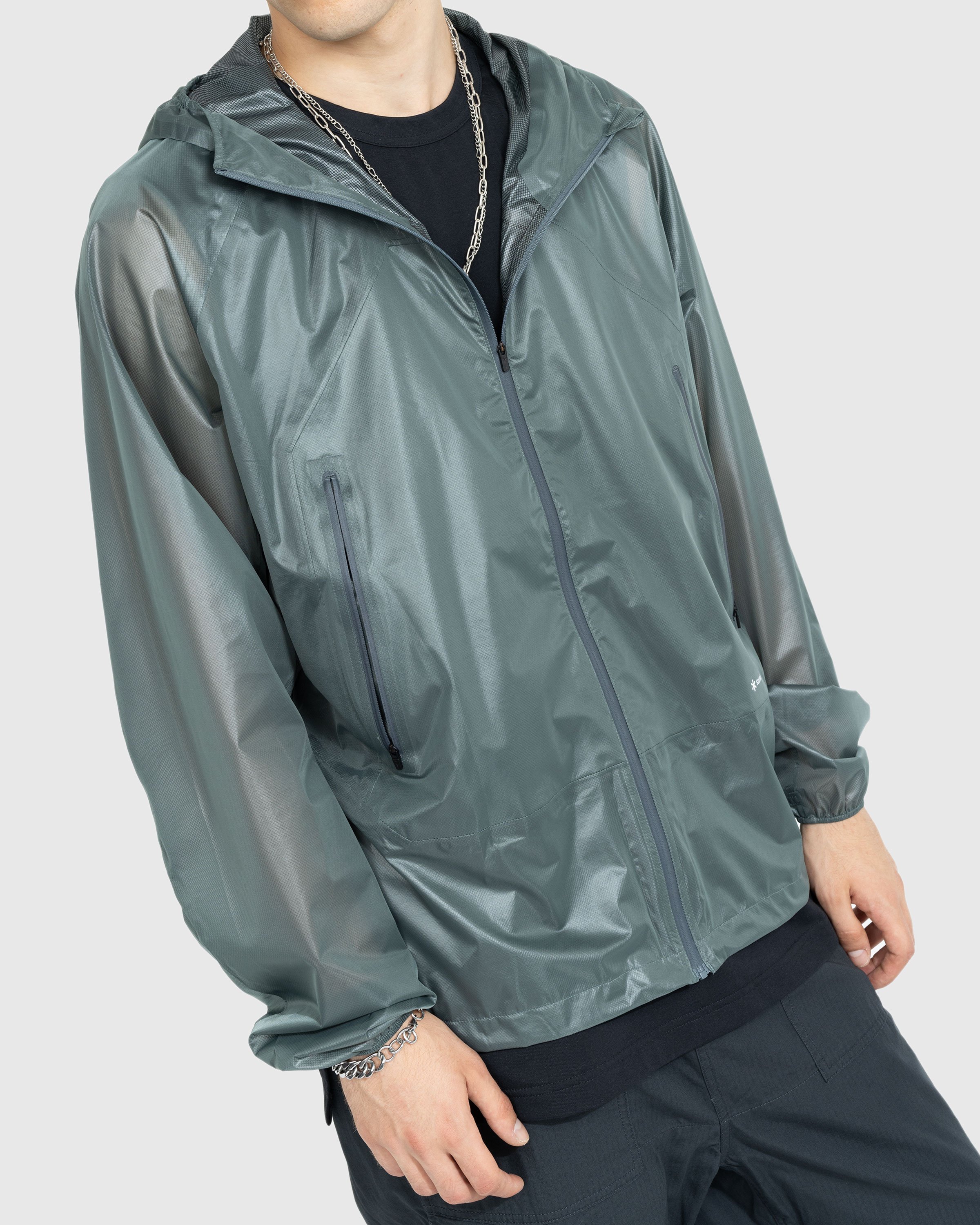Snow Peak - Light Packable Rain Jacket Balsam Green - Clothing - Green - Image 3