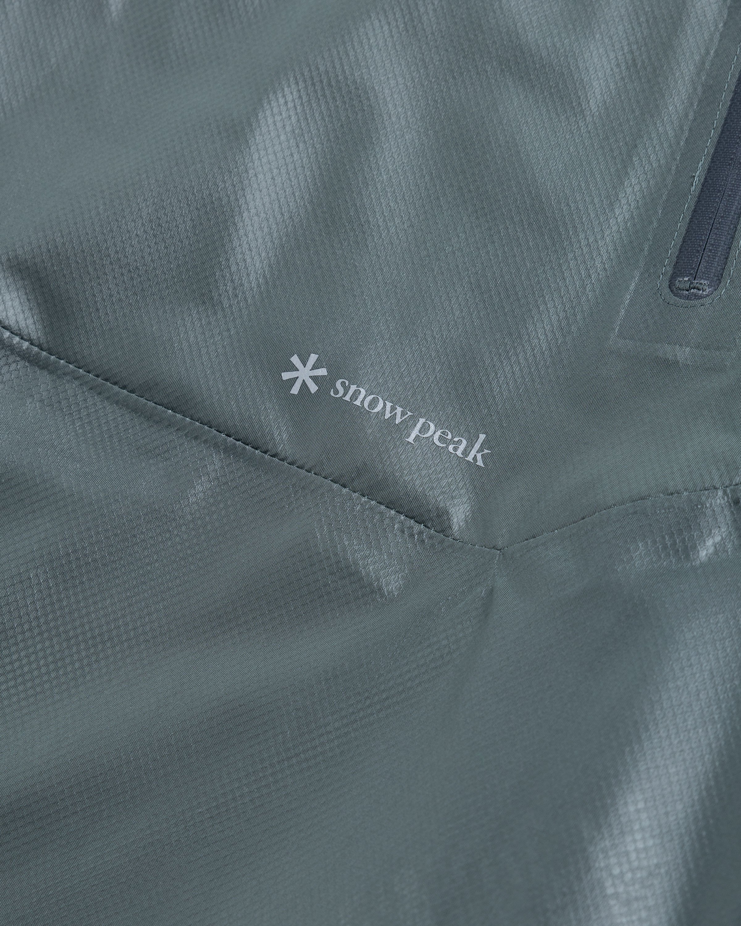 Snow Peak - Light Packable Rain Jacket Balsam Green - Clothing - Green - Image 5