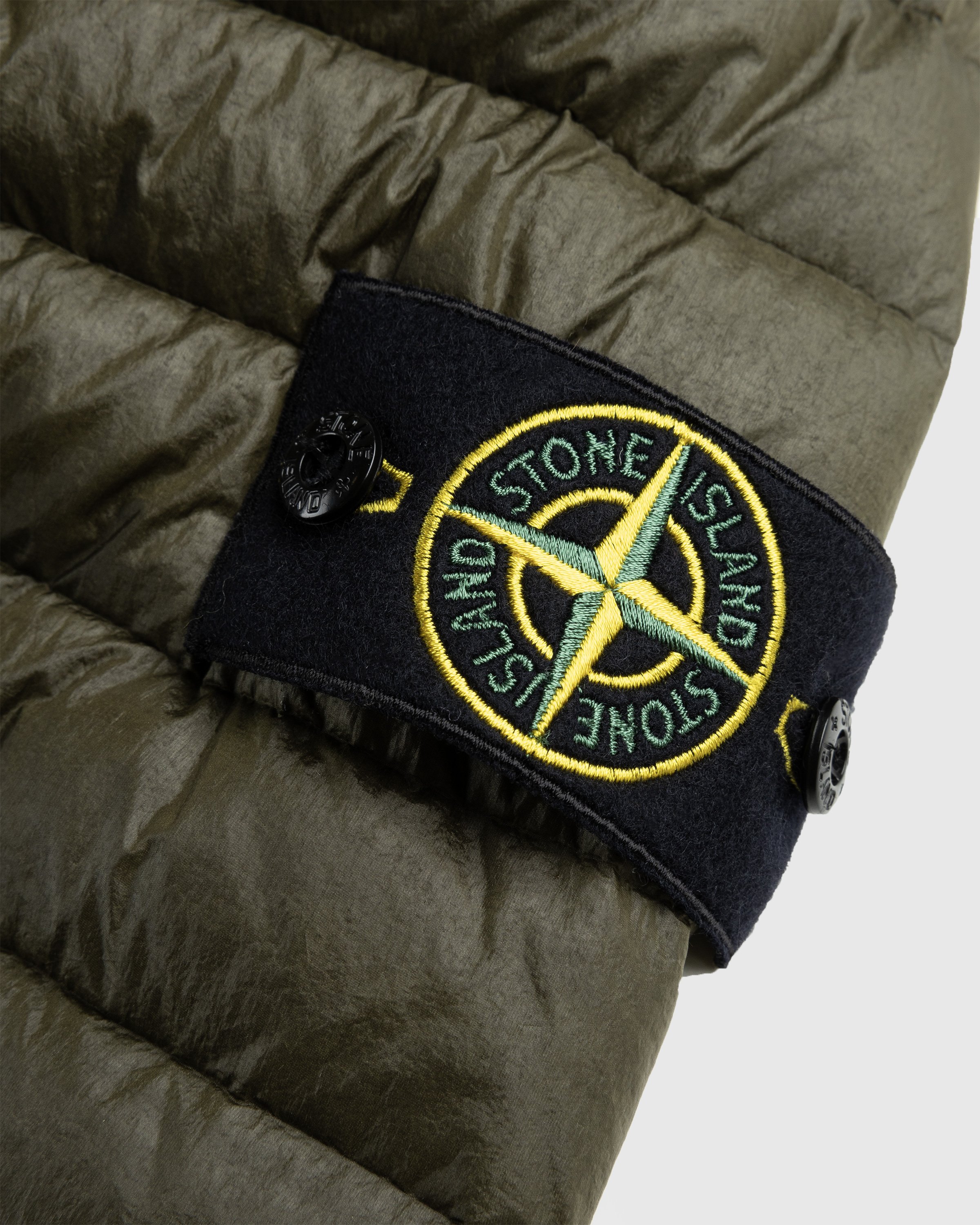 Stone Island - Packable Recycled Nylon Down Jacket Olive - Clothing - Green - Image 6