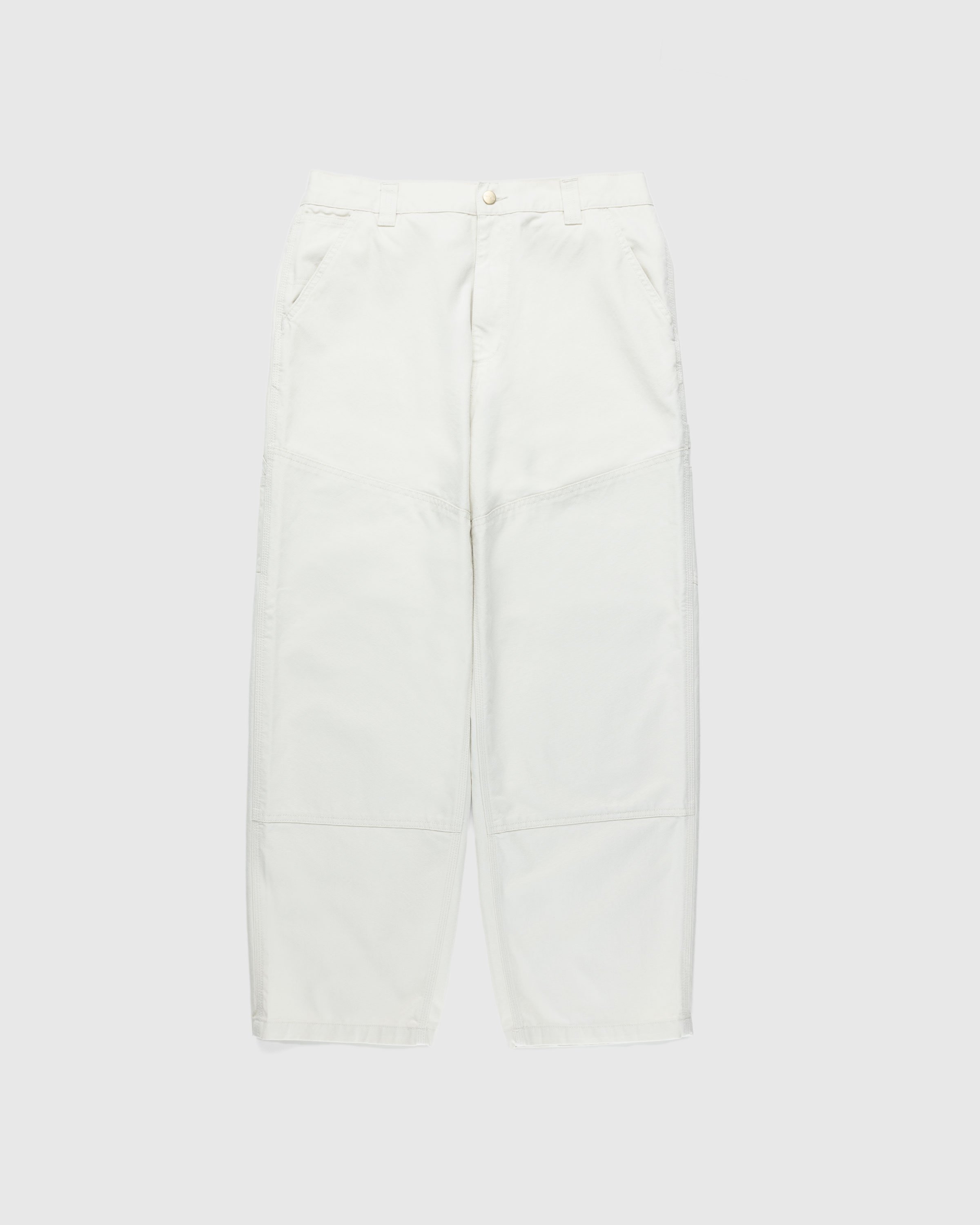 Carhartt WIP - Wide Panel Pant Salt/Rinsed - Clothing - White - Image 1