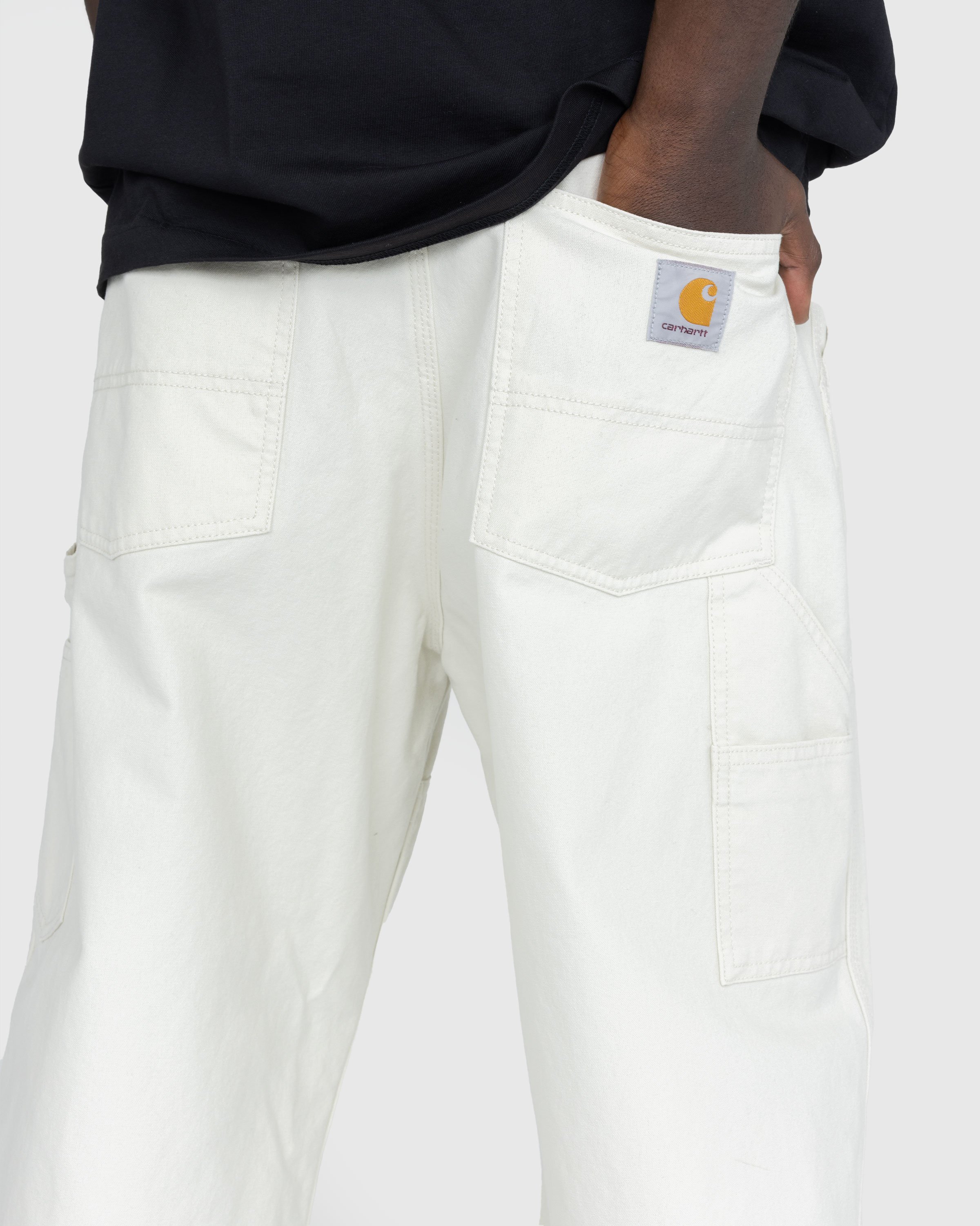 Carhartt WIP - Wide Panel Pant Salt/Rinsed - Clothing - White - Image 4