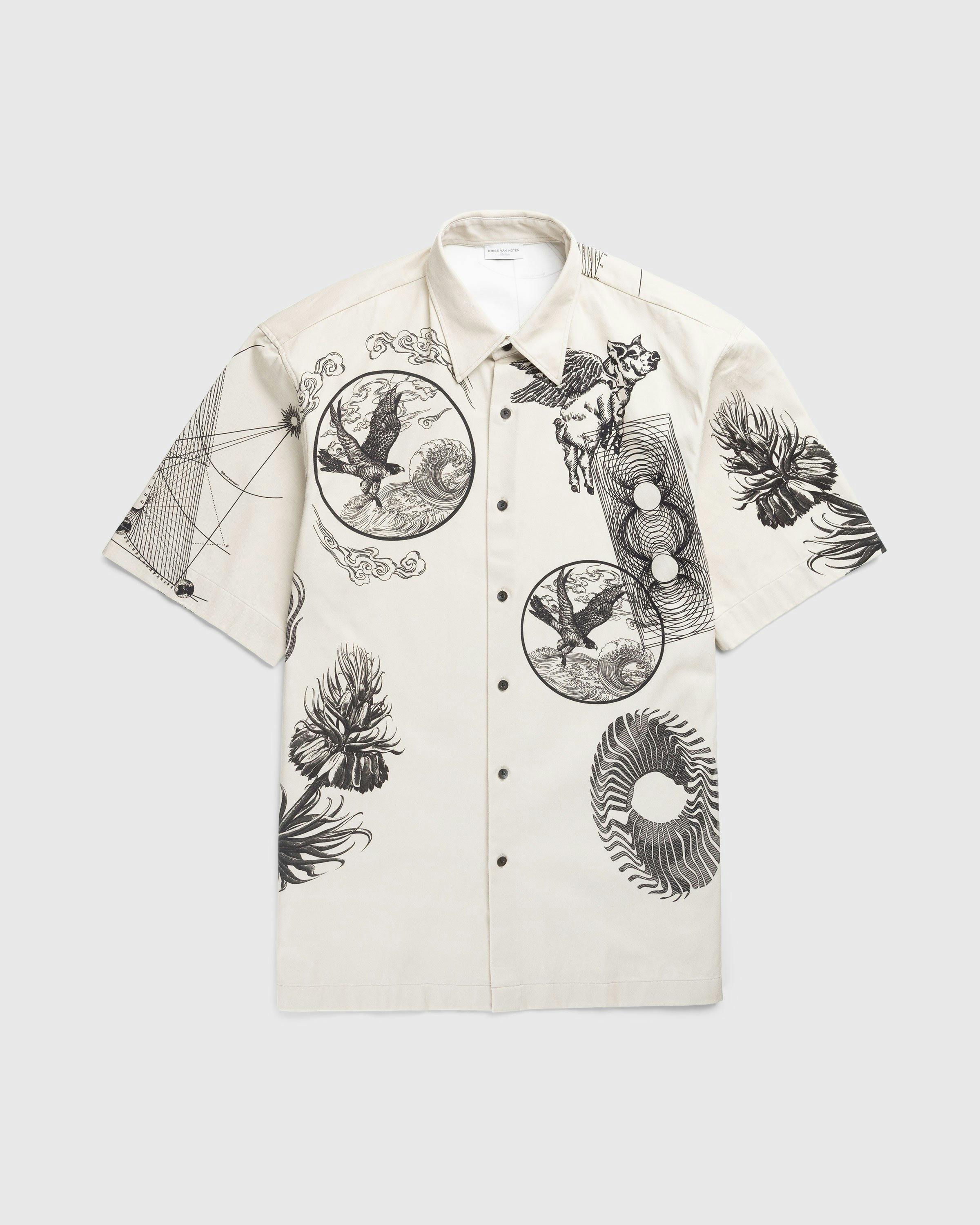 Dries van Noten - Cassidye Shirt Cement - Clothing - Grey - Image 1