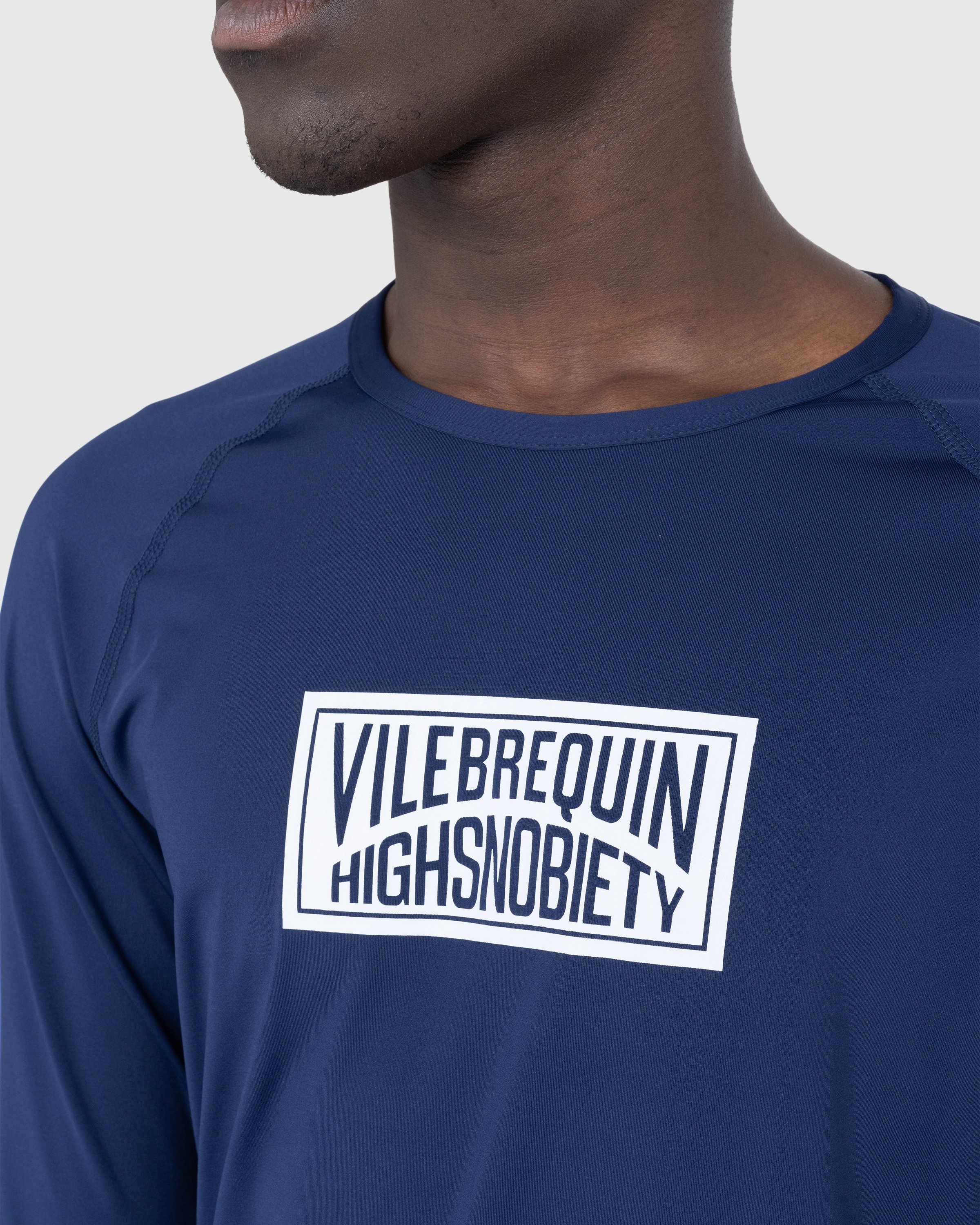 Vilebrequin x Highsnobiety - Long Sleeve Logo Rashguard Navy - Clothing - Blue - Image 4