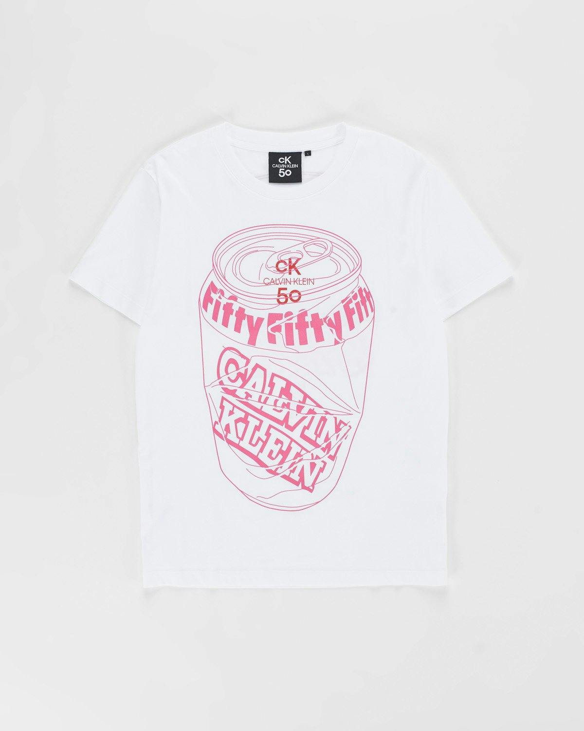 Calvin Klein x Highsnobiety - CK50 T-shirt - Clothing - White - Image 1