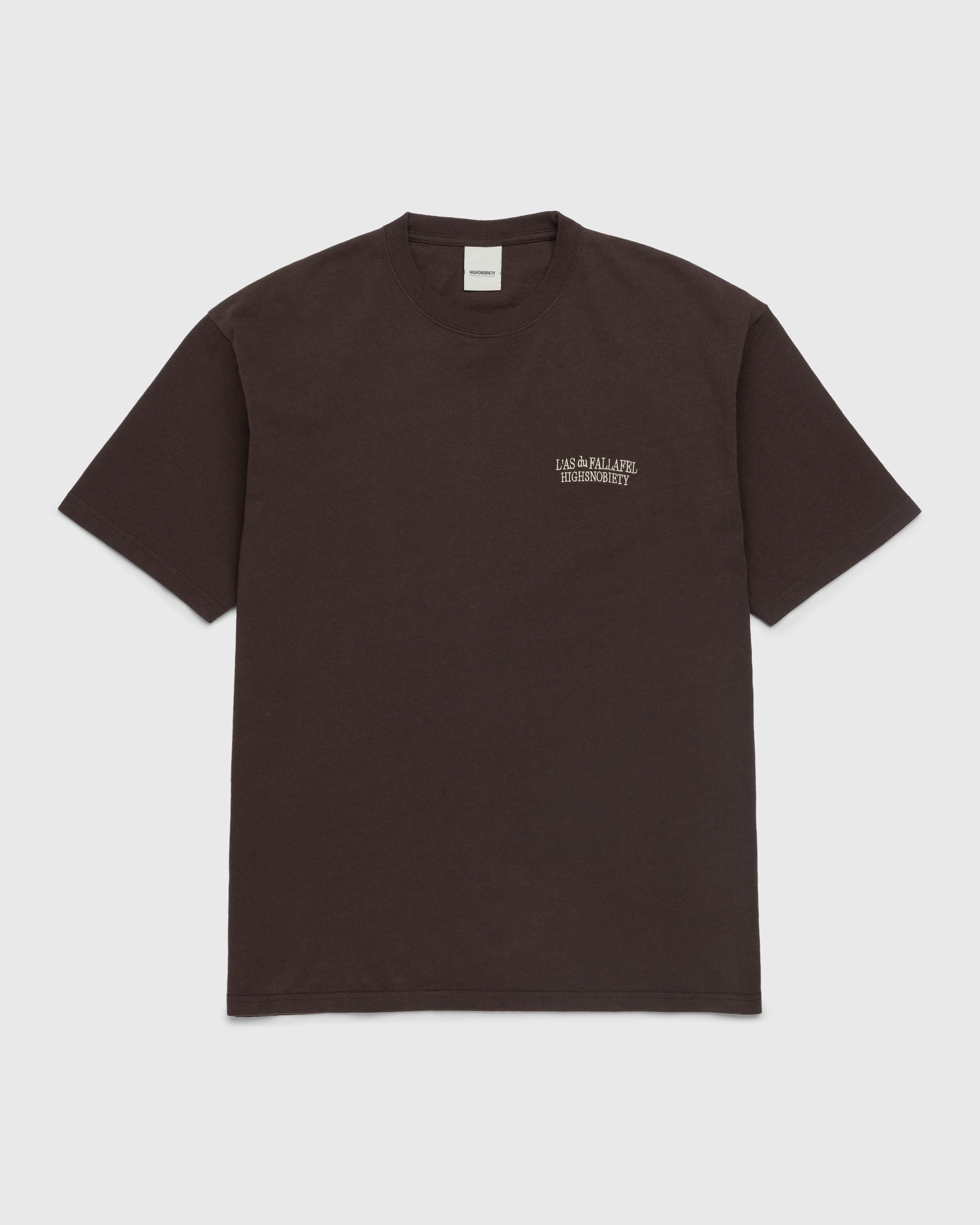 L'As du Fallafel x Highsnobiety - Short Sleeve T-Shirt Brown - Clothing - Brown - Image 2