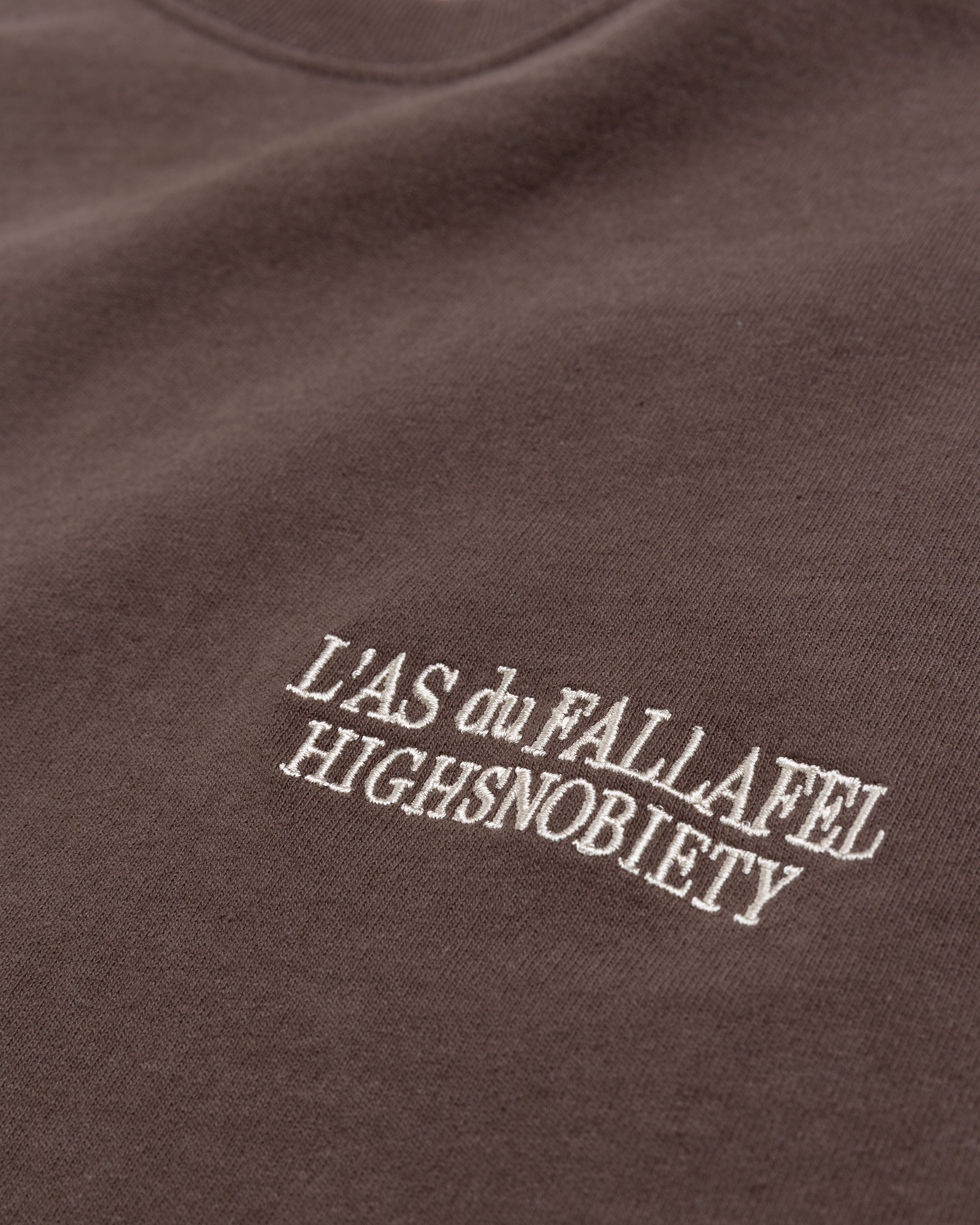 L'As du Fallafel x Highsnobiety - Short Sleeve T-Shirt Brown - Clothing - Brown - Image 8