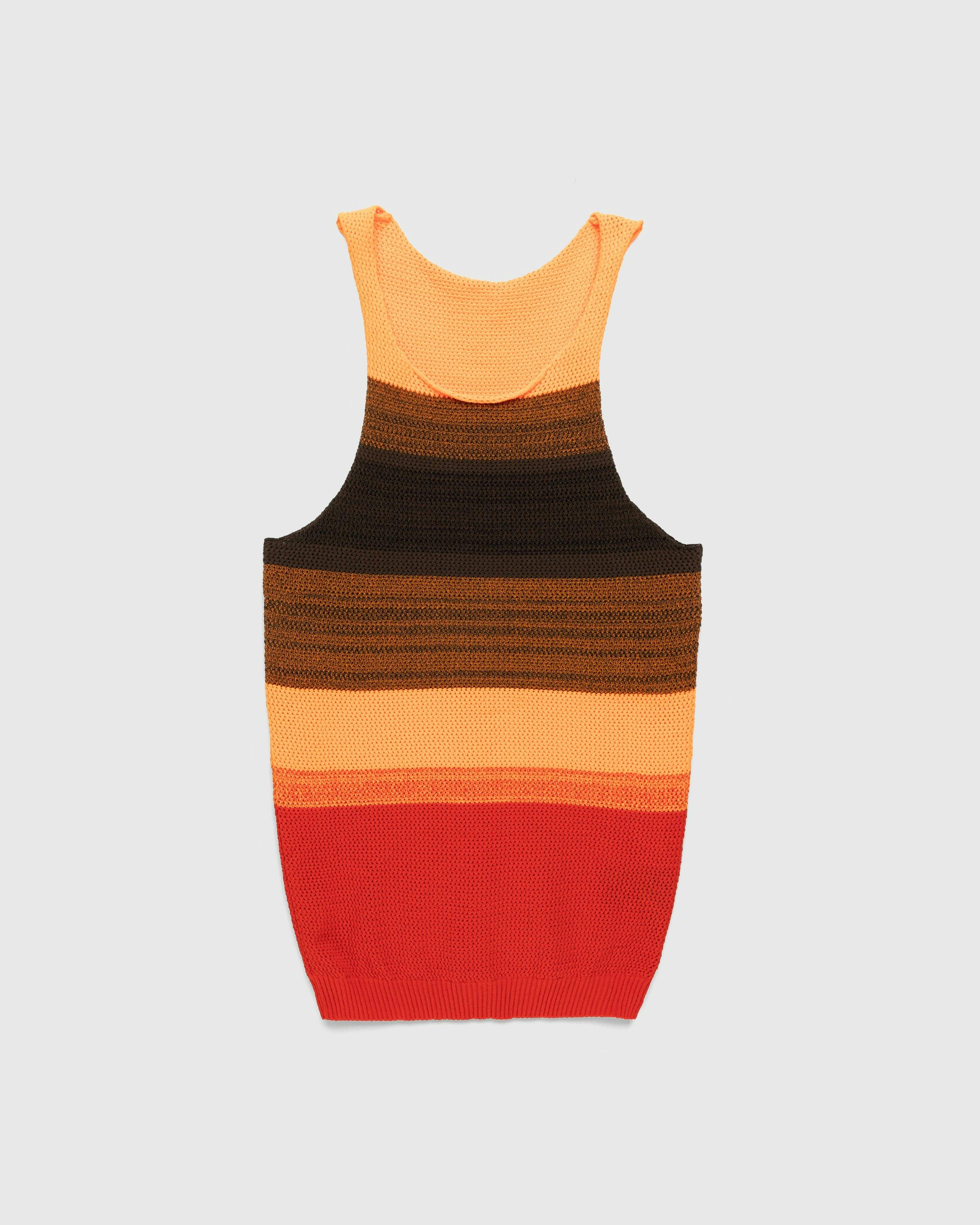 AGR - Power + Passion Elastic Tank - Clothing - Orange - Image 1