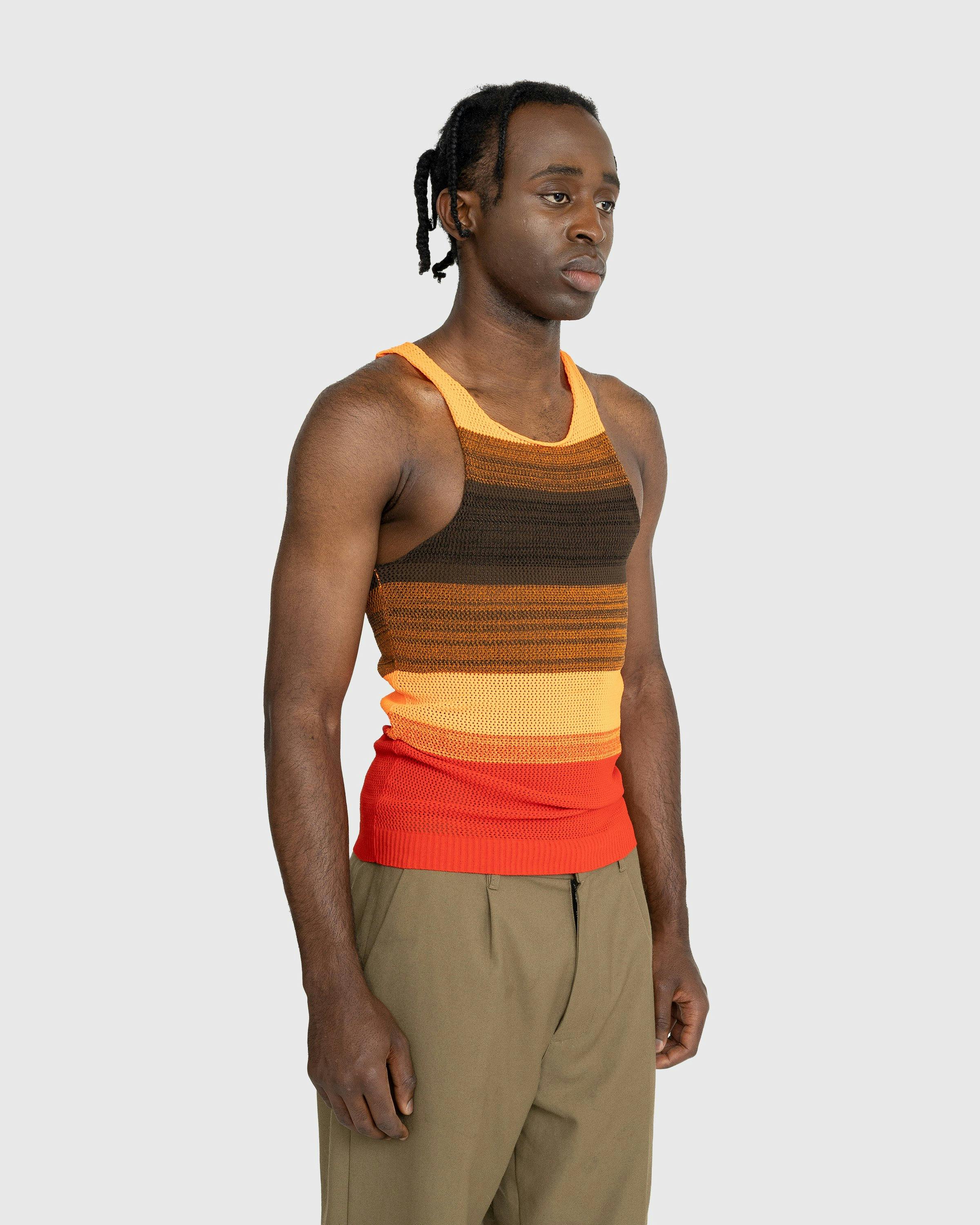 AGR - Power + Passion Elastic Tank - Clothing - Orange - Image 2