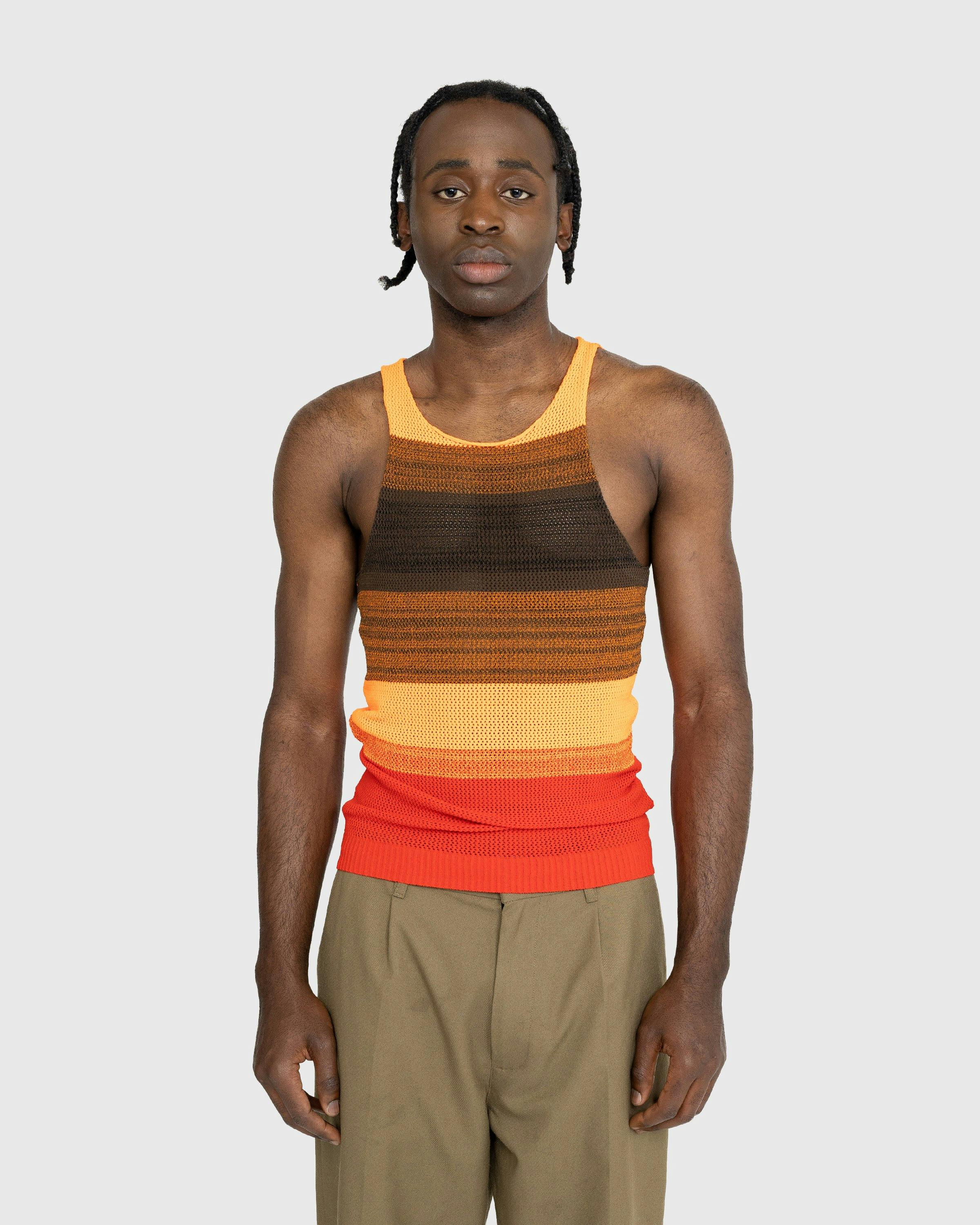 AGR - Power + Passion Elastic Tank - Clothing - Orange - Image 3