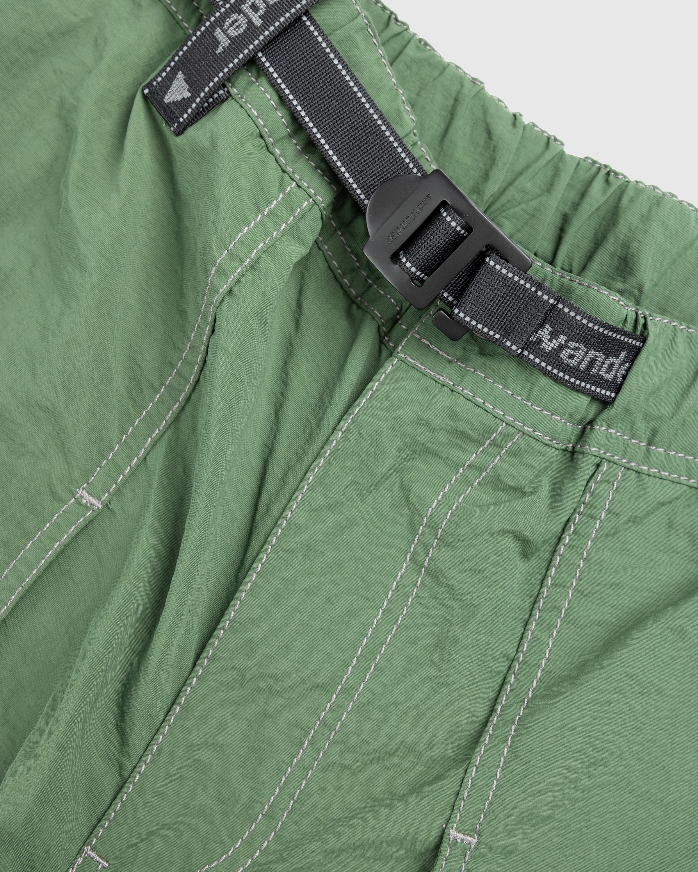 And Wander - Nylon Taffeta Hiker 2 Way Pants Green - Clothing - Green - Image 6