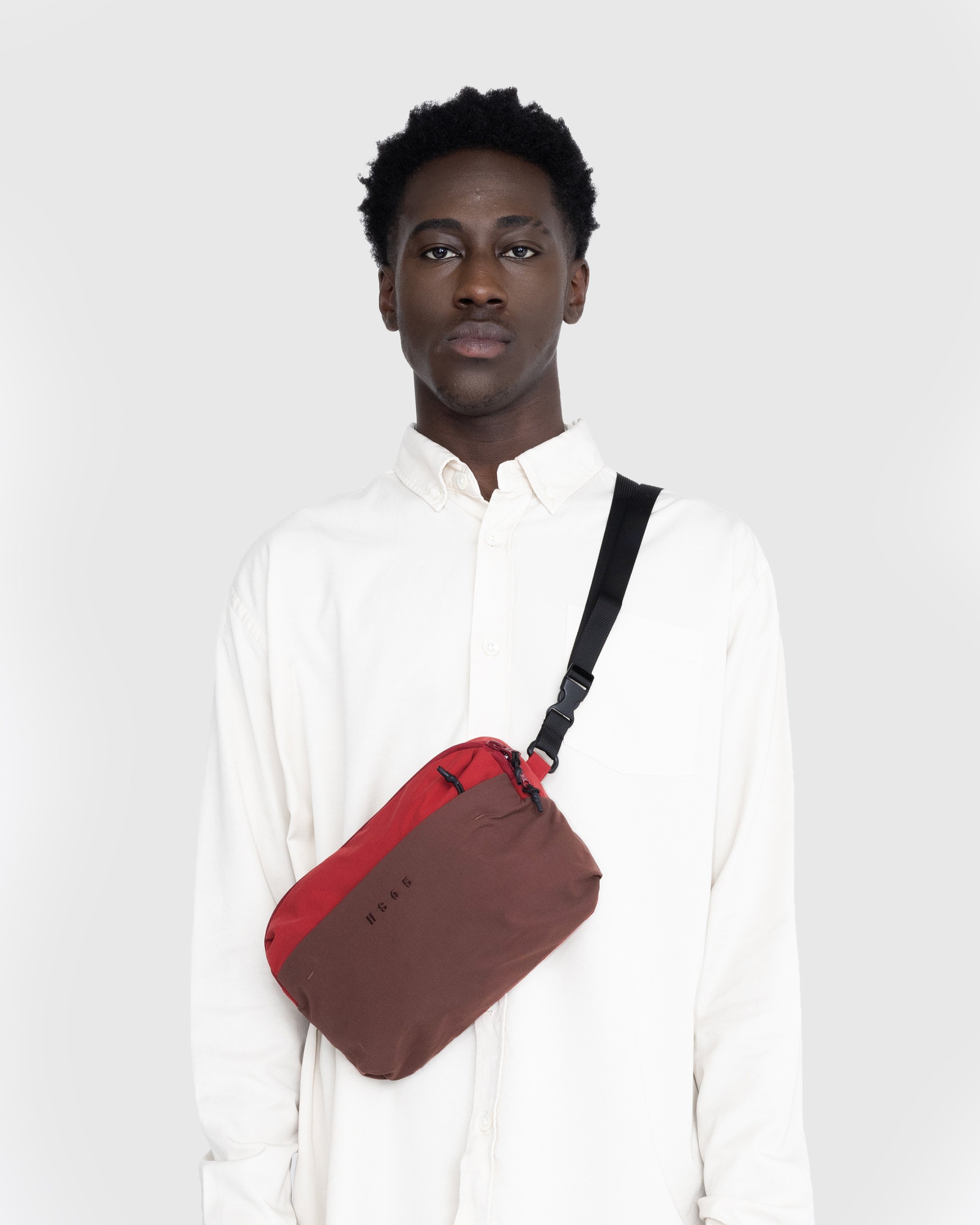 Highsnobiety HS05 - 3 Layer Nylon Side Bag Red - Accessories - Red - Image 3