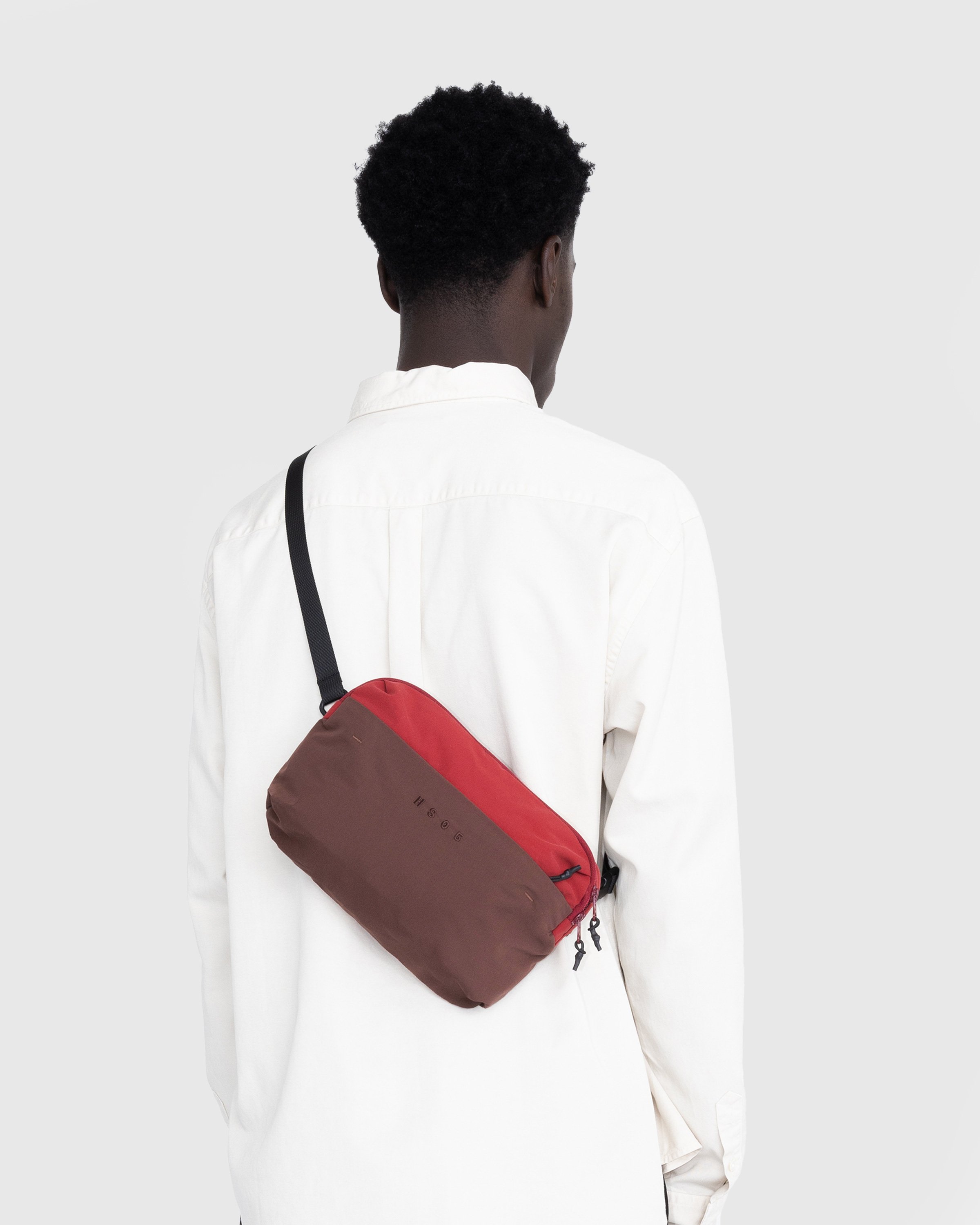Highsnobiety HS05 - 3 Layer Nylon Side Bag Red - Accessories - Red - Image 4