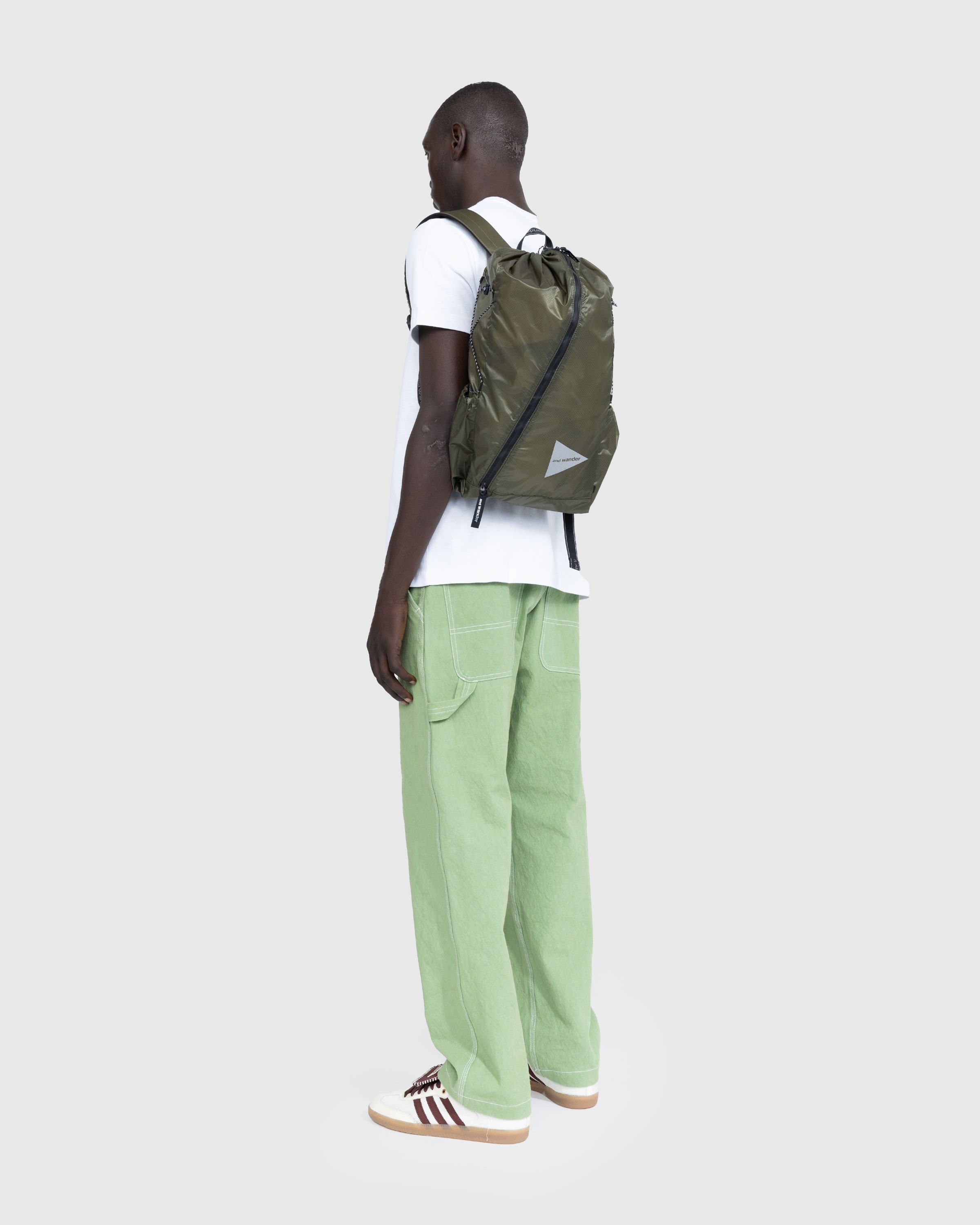 And Wander - Sil Daypack Khaki - Accessories - Green - Image 3