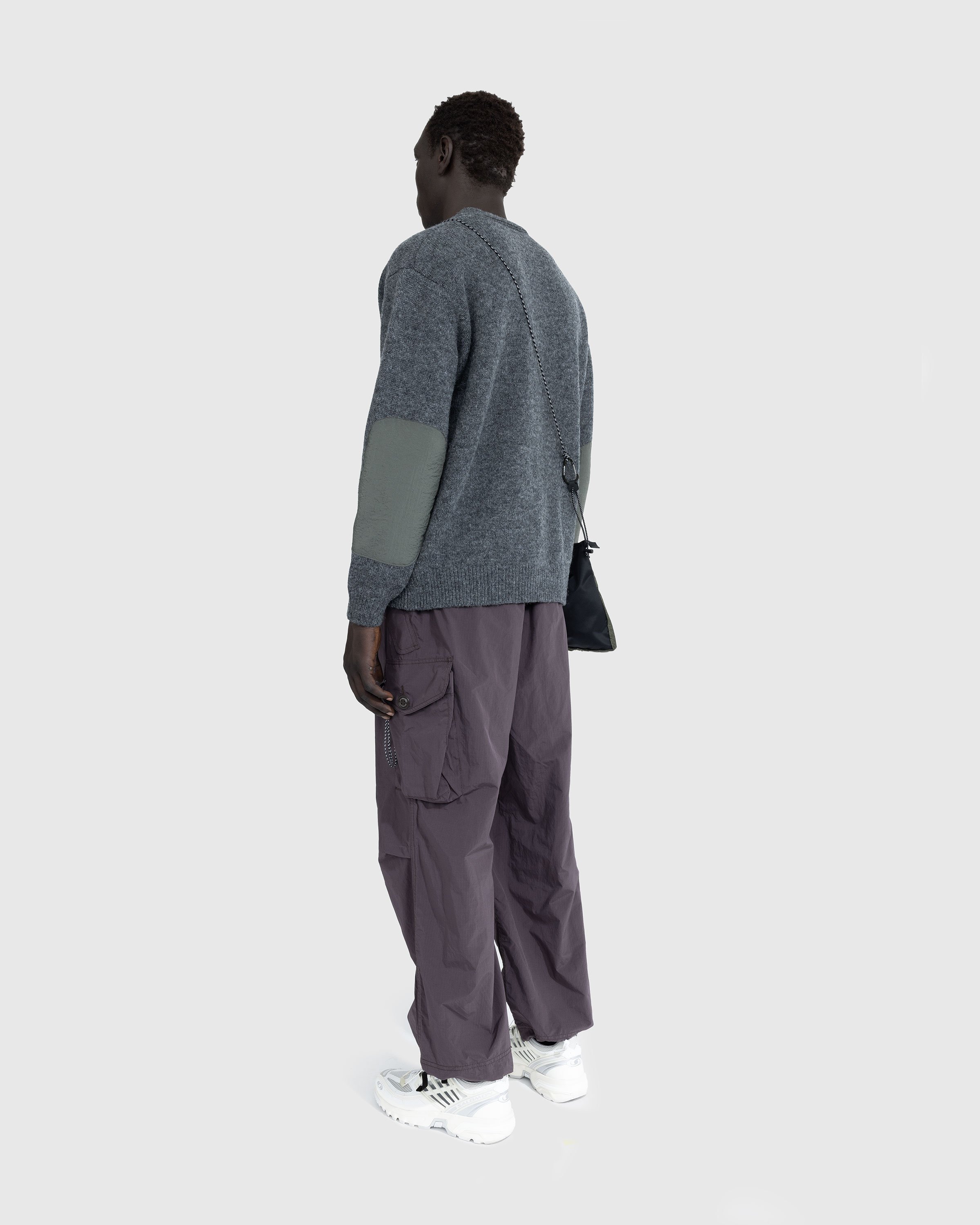 And Wander - Shetland Wool Cardigan Grey - Clothing - Grey - Image 4
