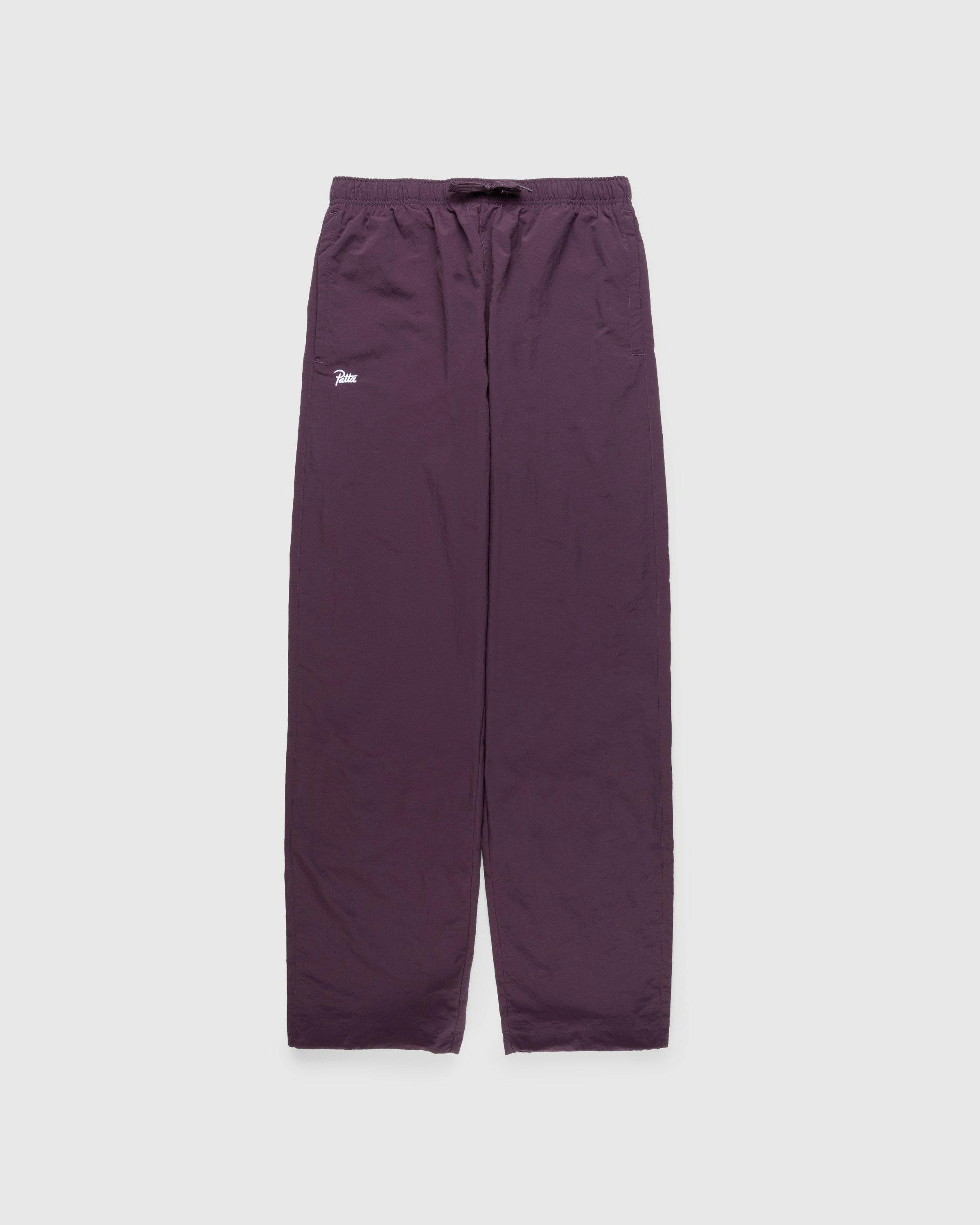 Patta - Basic Nylon M2 Track Pants Plum Perfect - Clothing - Purple - Image 1