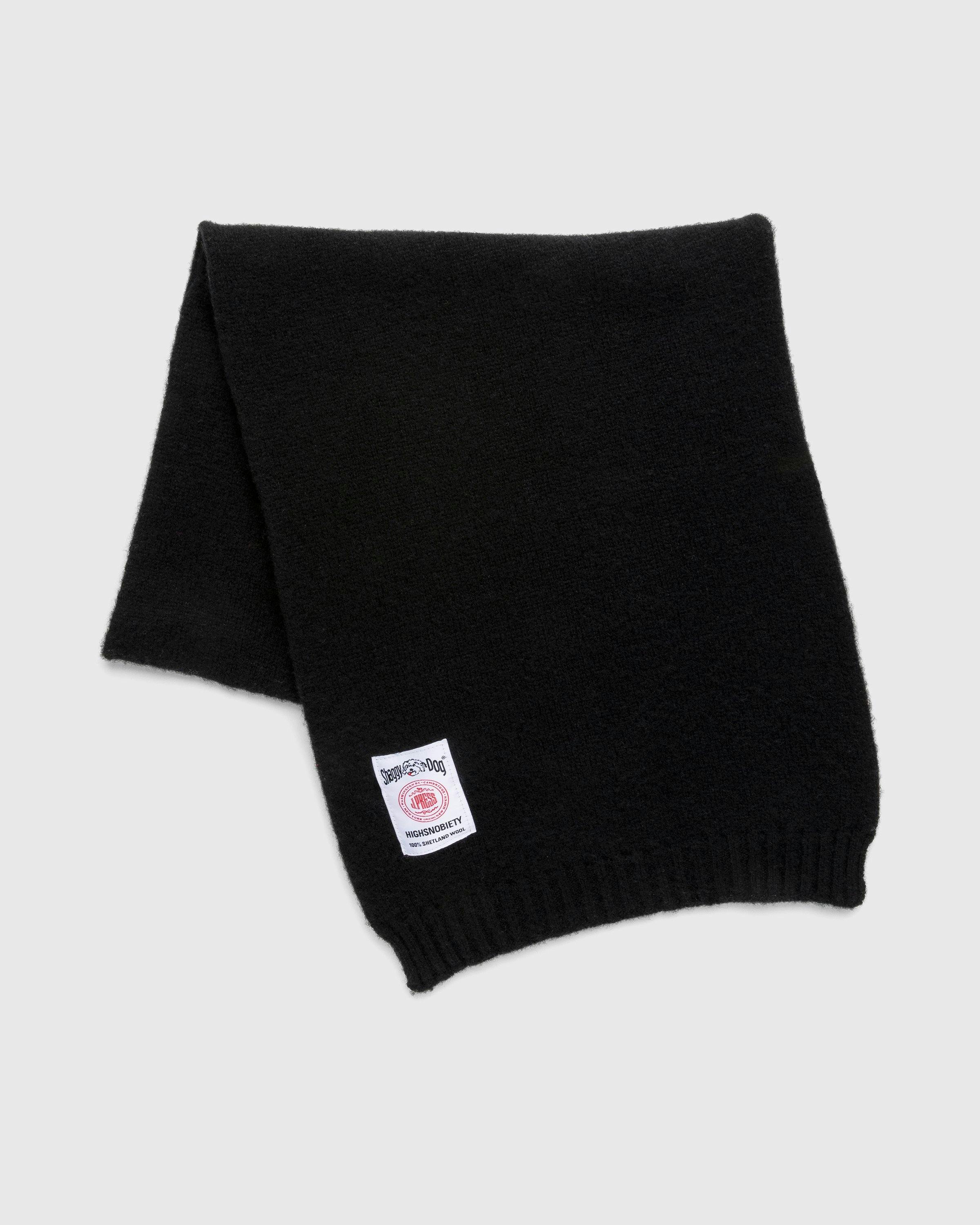 J. Press x Highsnobiety - Shaggy Dog Scarf Black - Accessories - Black - Image 2