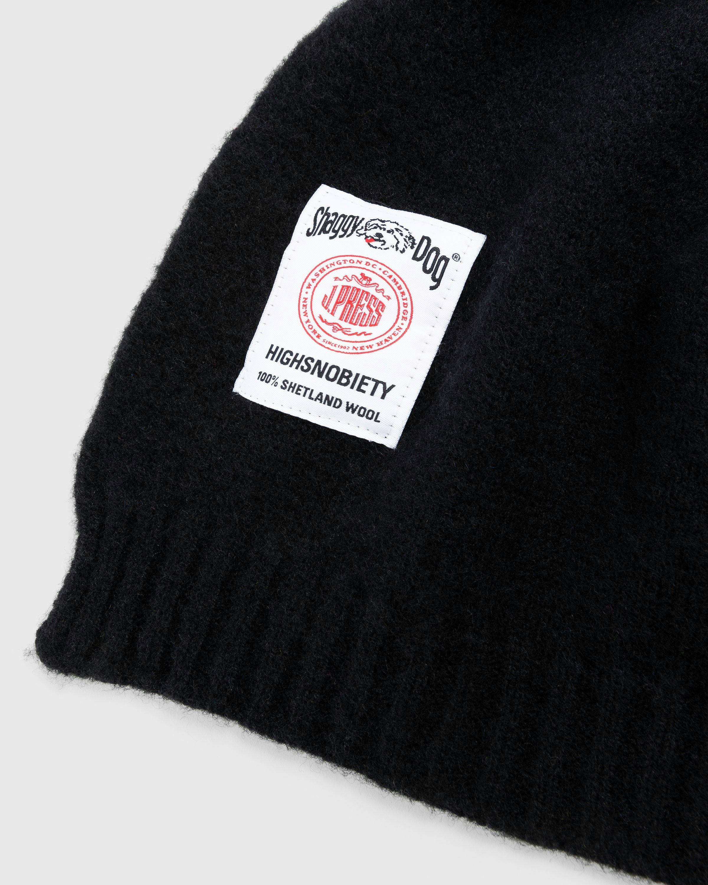 J. Press x Highsnobiety - Shaggy Dog Scarf Black - Accessories - Black - Image 3