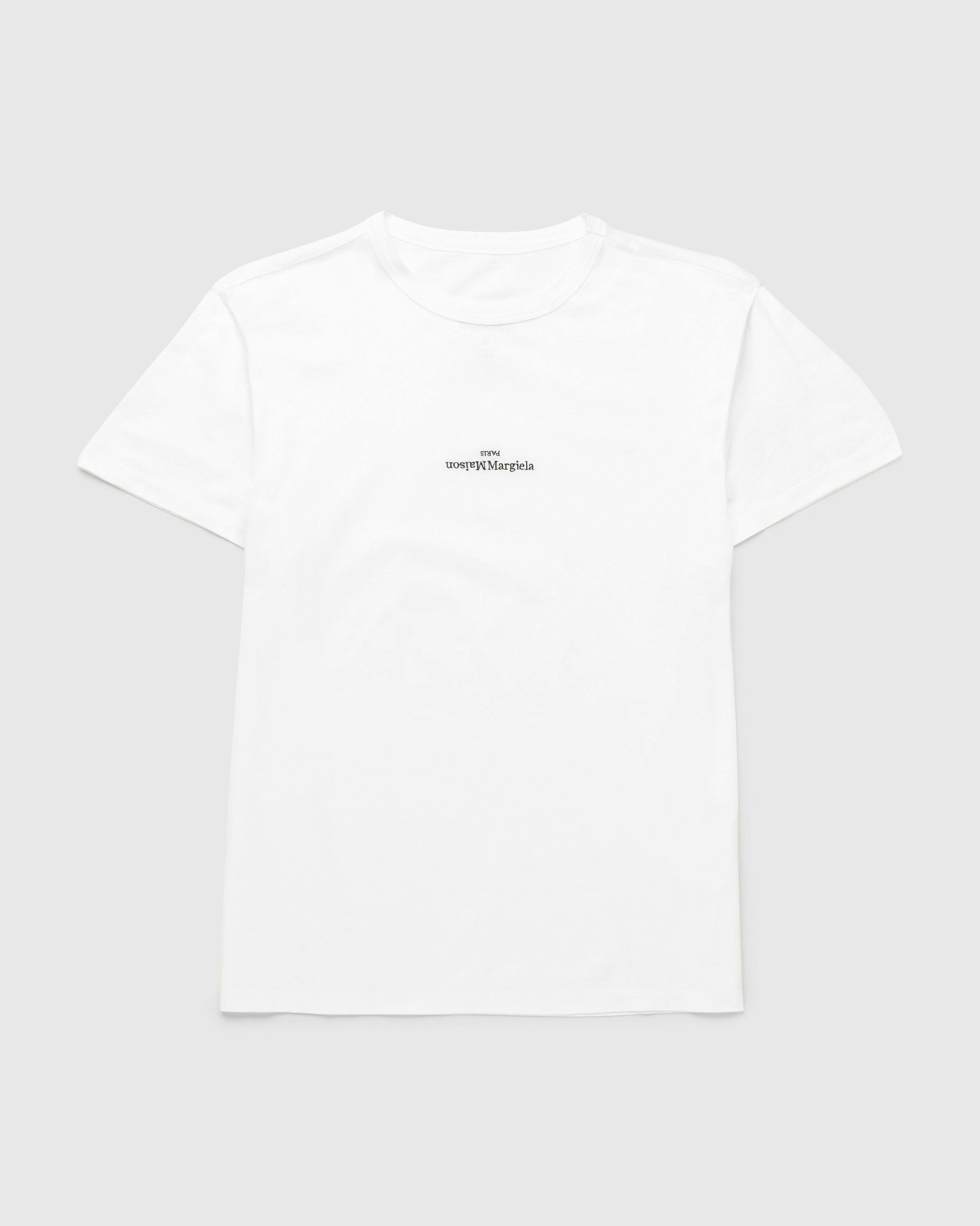 Maison Margiela - Logo T-Shirt White - Clothing - White - Image 1