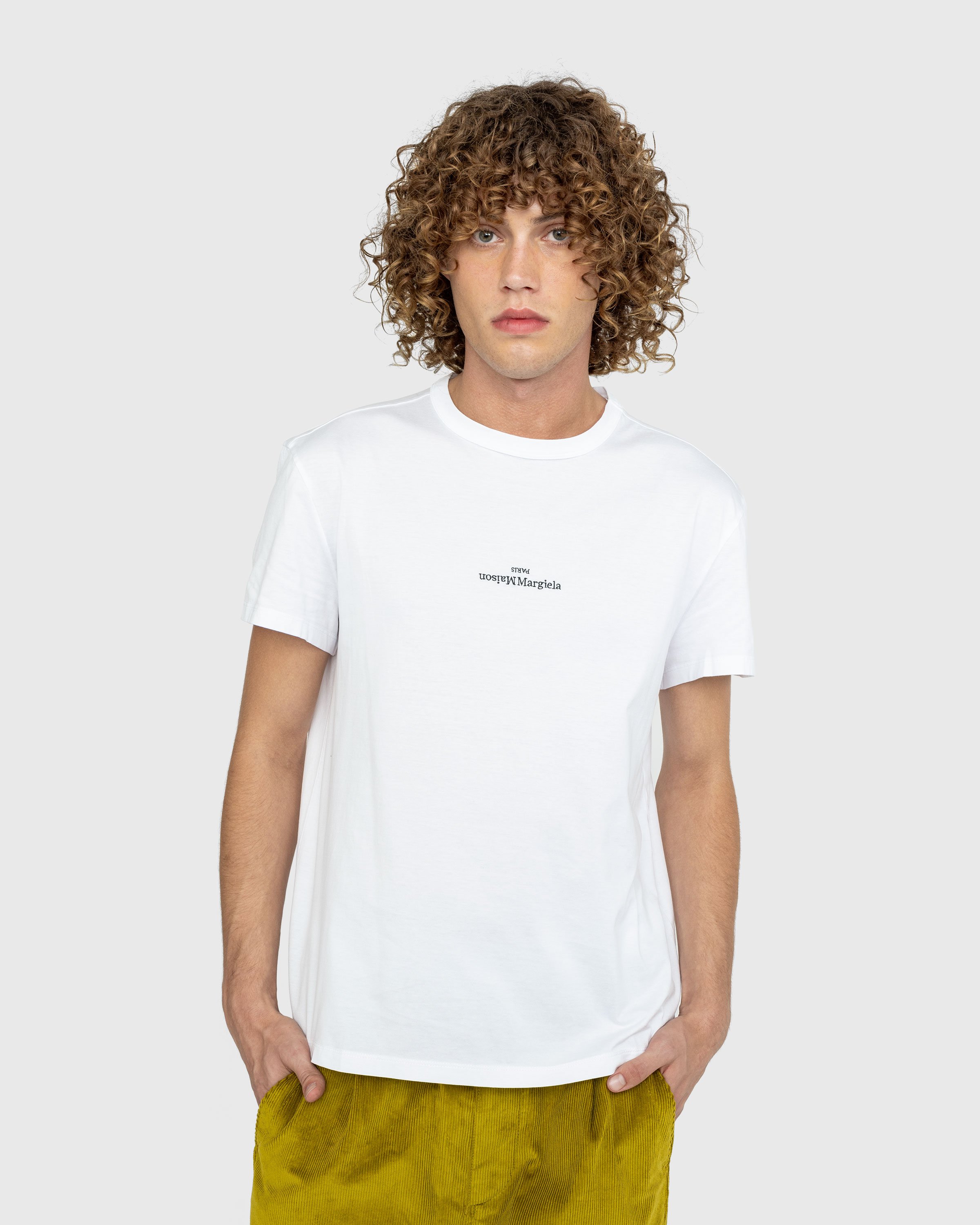 Maison Margiela - Logo T-Shirt White - Clothing - White - Image 2