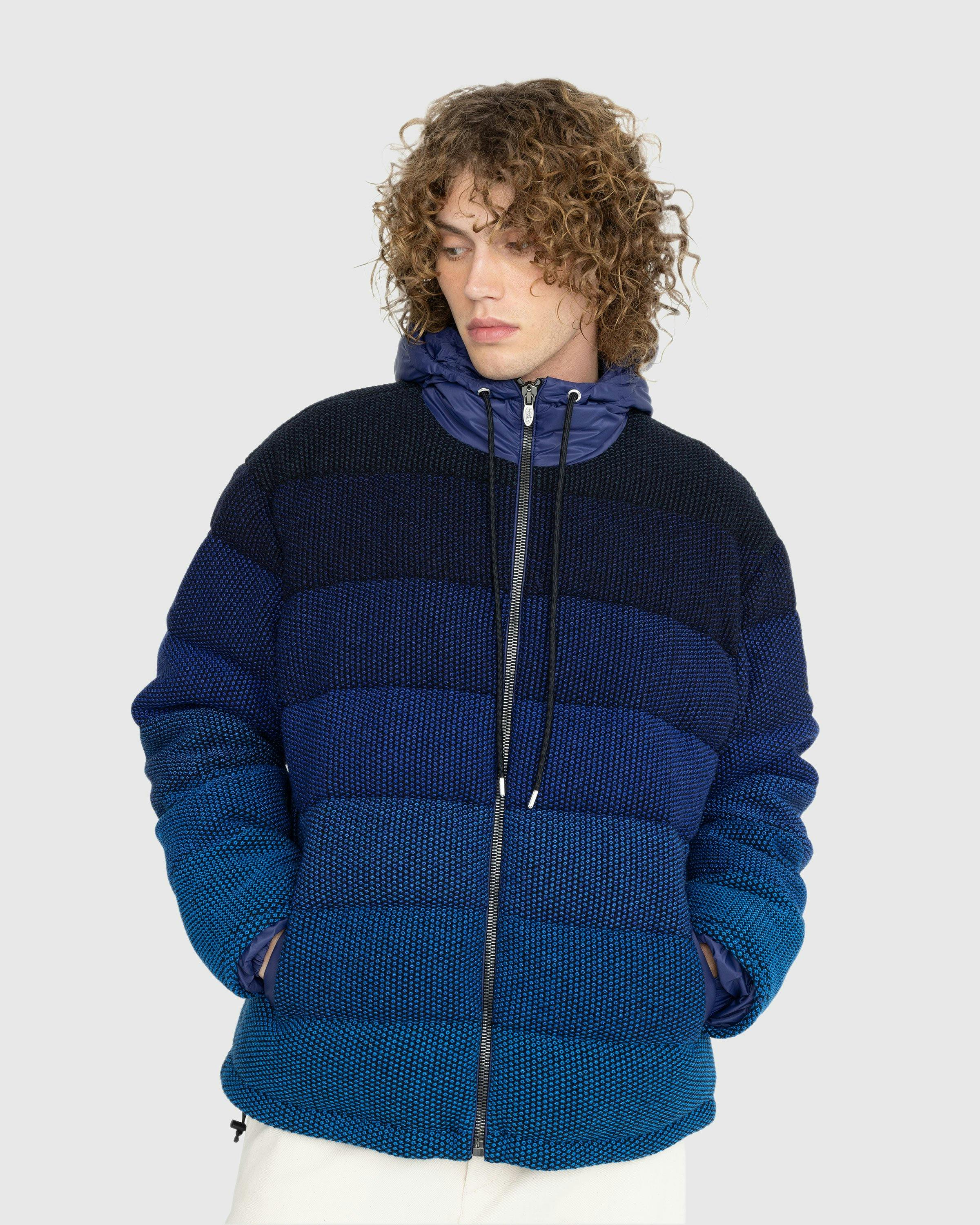 Missoni - Down Hooded Jacket Navy/Black - Clothing - Multi - Image 2