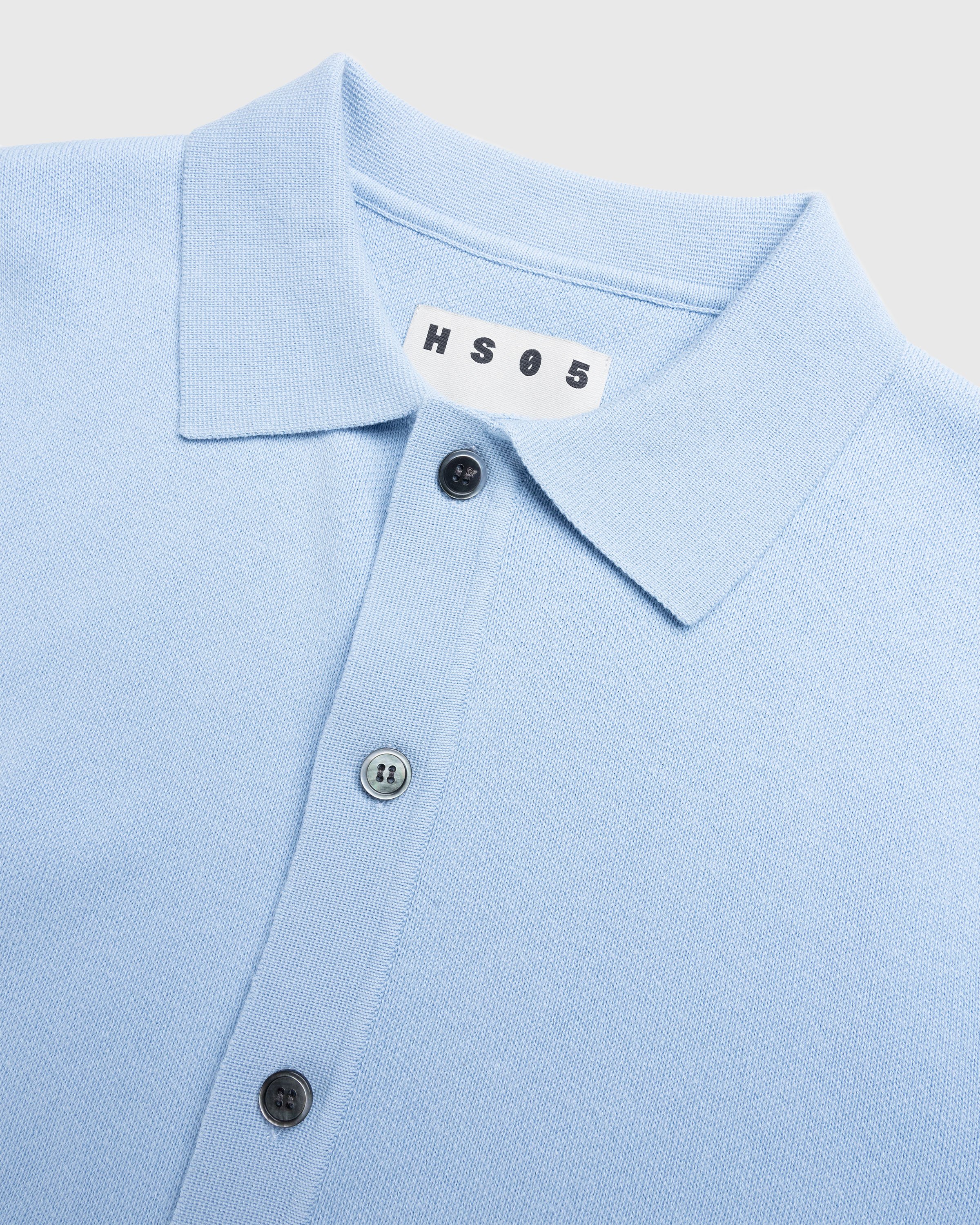 Highsnobiety HS05 - Cotton Knit Shirt Light blue - Clothing - Blue - Image 6
