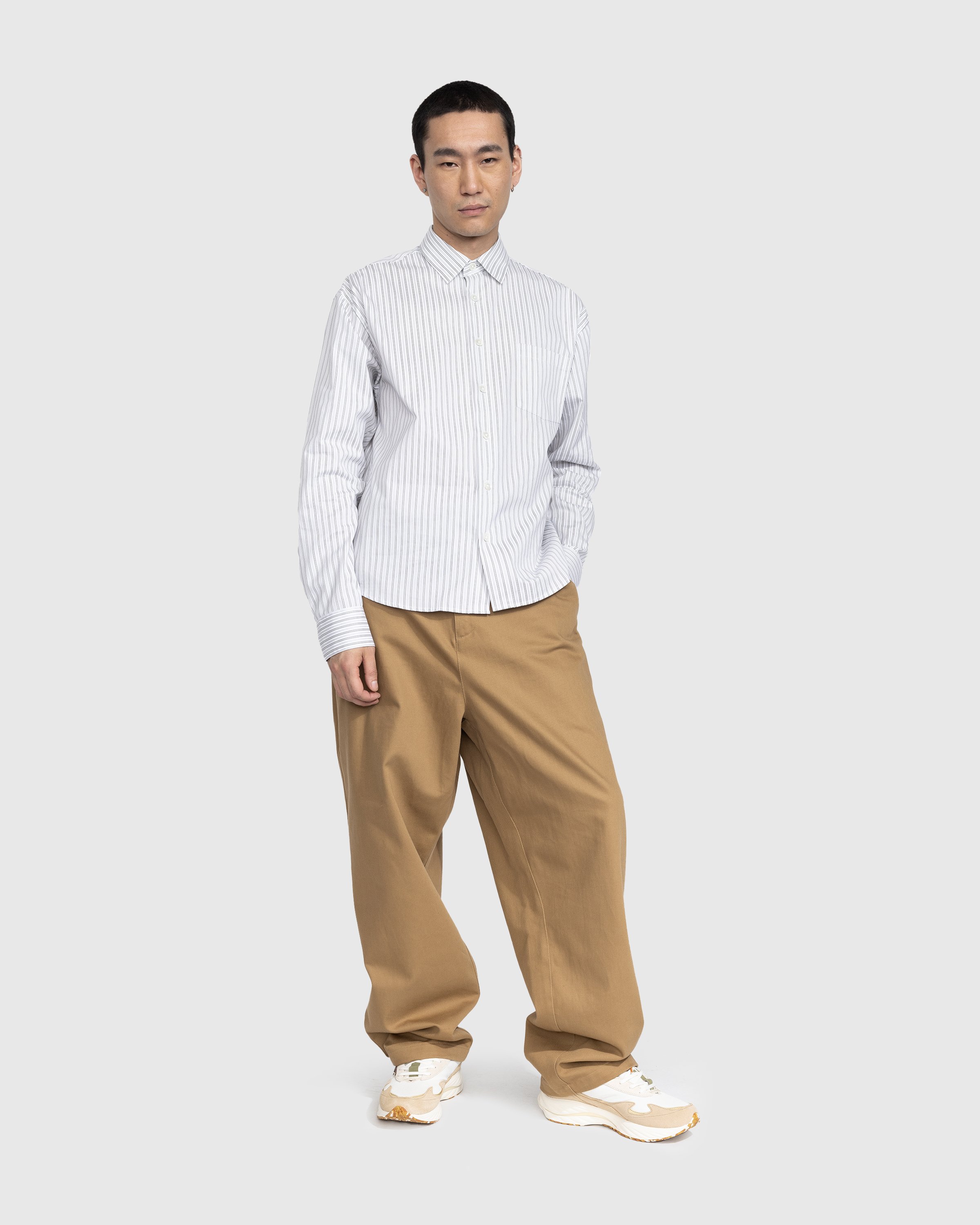 Highsnobiety - Striped Poplin Long-Sleeve Shirt - Clothing - Multi - Image 4