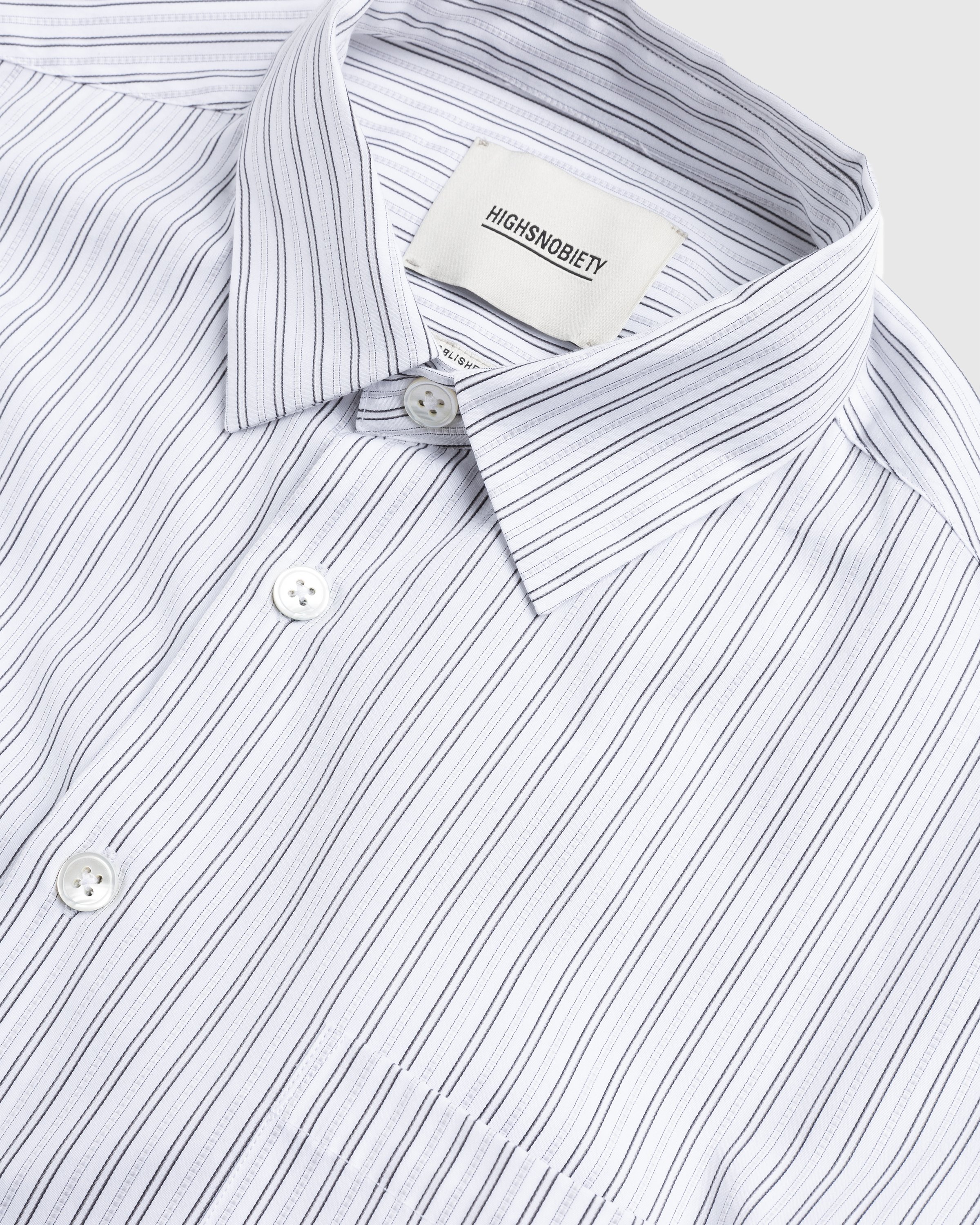 Highsnobiety - Striped Poplin Long-Sleeve Shirt - Clothing - Multi - Image 6