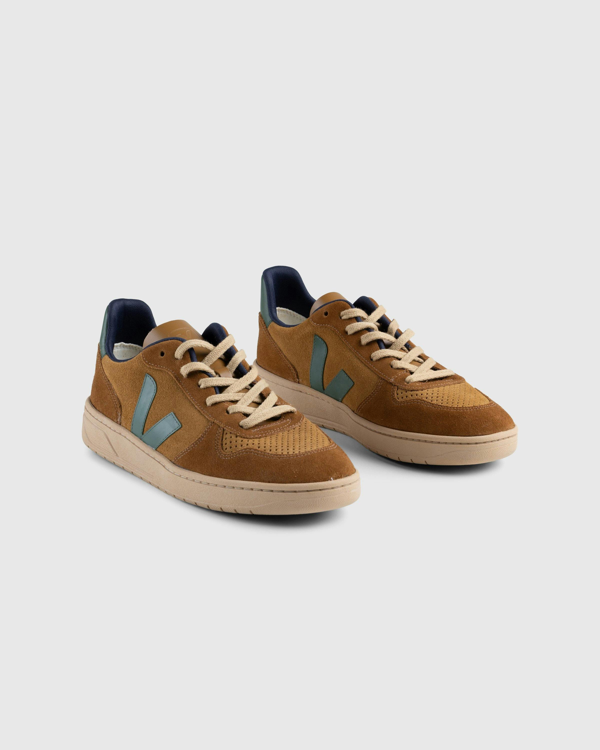 VEJA - V-10 Suede Camel Cyprus Multico - Footwear - Multi - Image 3