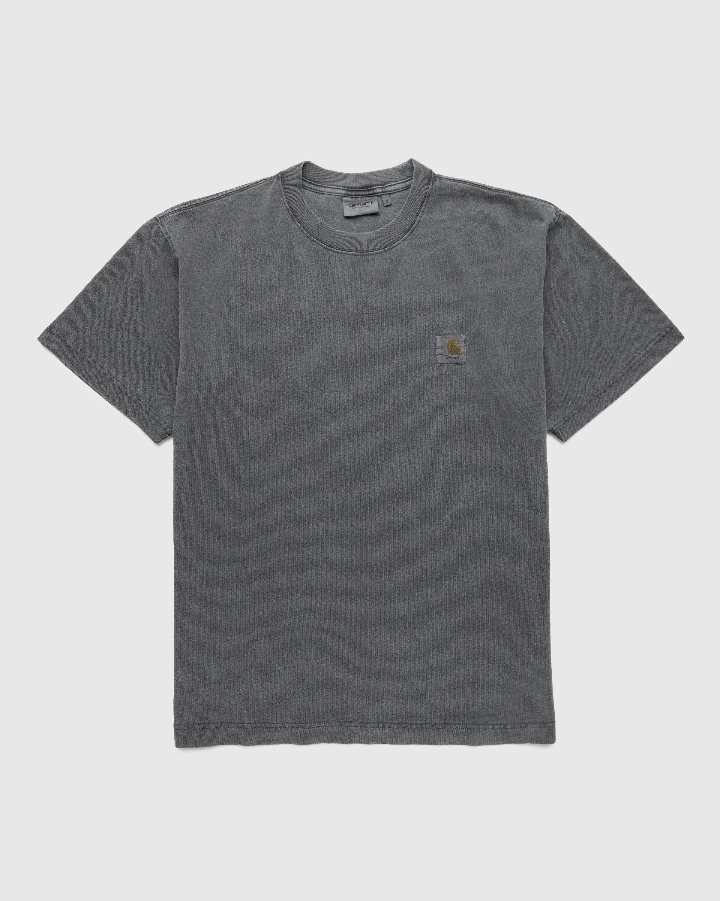 Carhartt WIP - Vista T-Shirt Vulcan/Garment-Dyed - Clothing - Red - Image 1