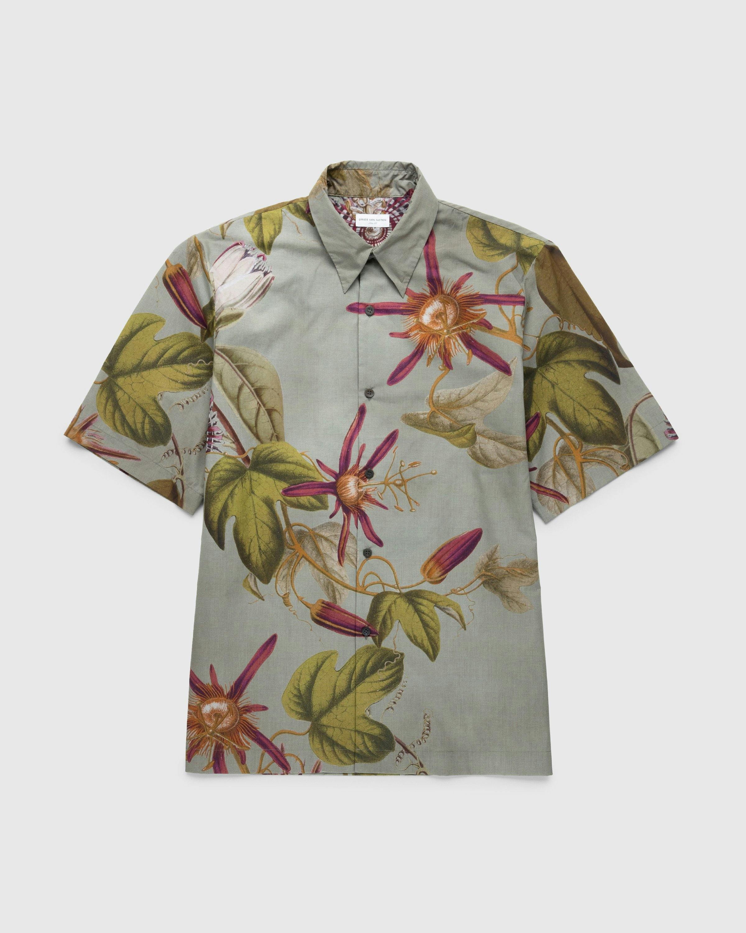 Dries van Noten - Clasen Shirt Grey - Clothing - Grey - Image 1