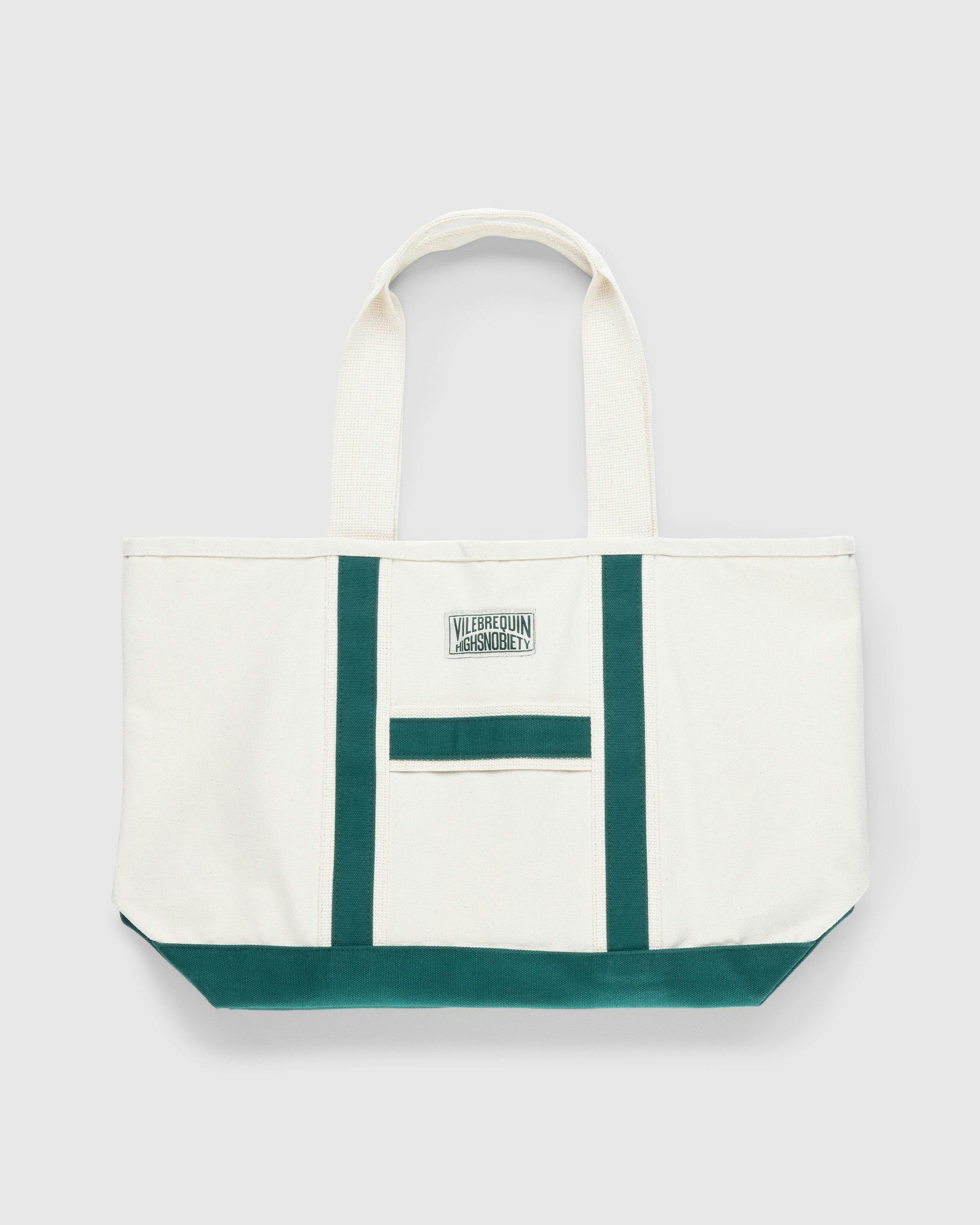 Vilebrequin x Highsnobiety - Bicolor Large Tote Bag Natural/Green - Accessories - Beige - Image 1