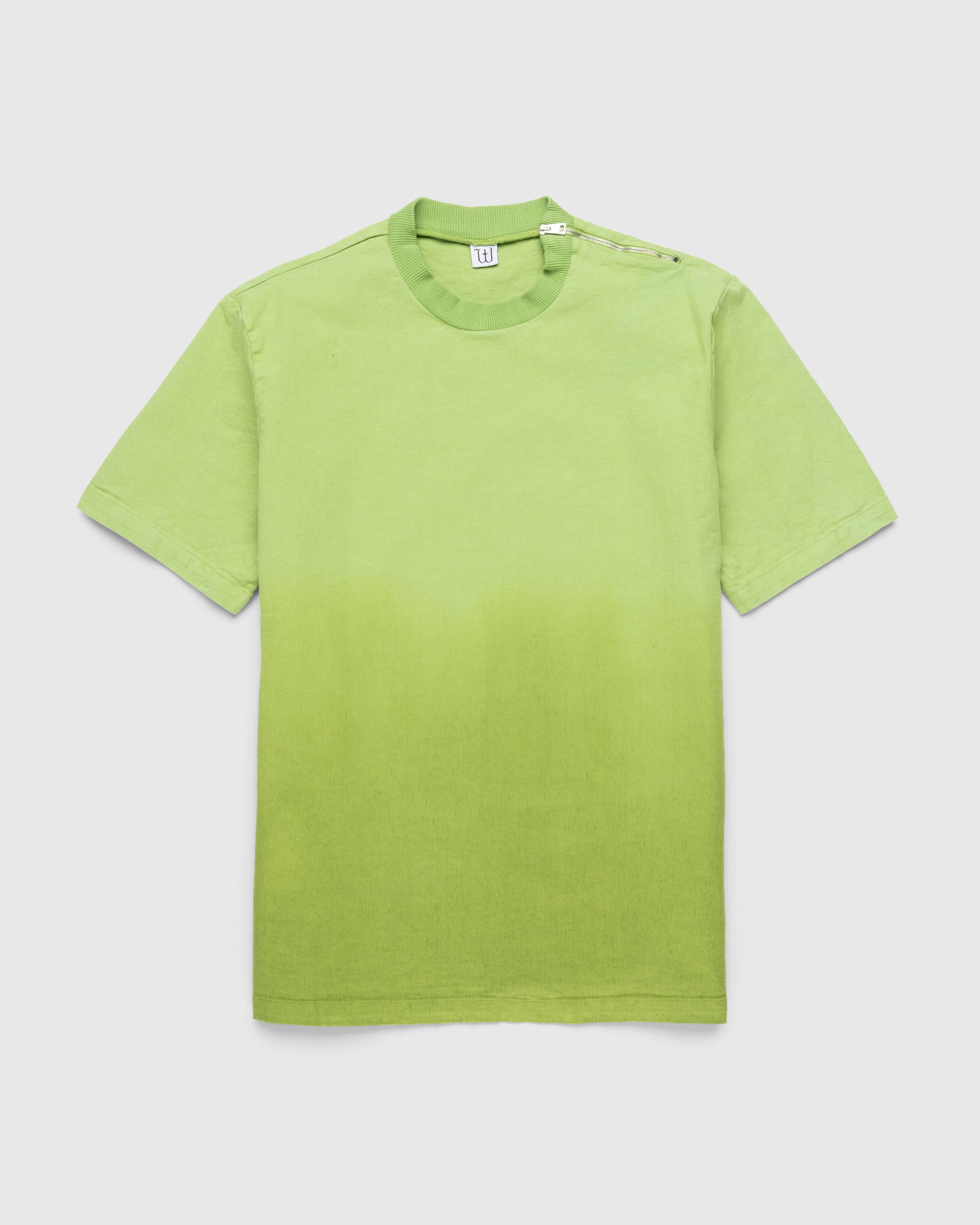 Winnie New York - Degrade Linen T-Shirt Green - Clothing - Green - Image 1