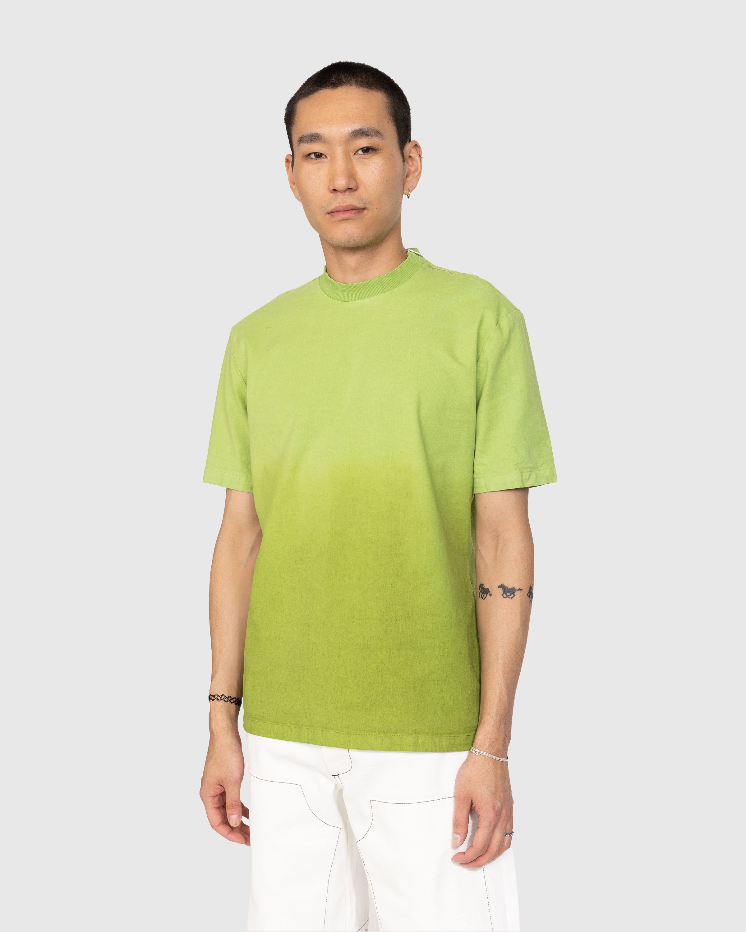 Winnie New York – Degrade Linen T-Shirt Green | Highsnobiety Shop