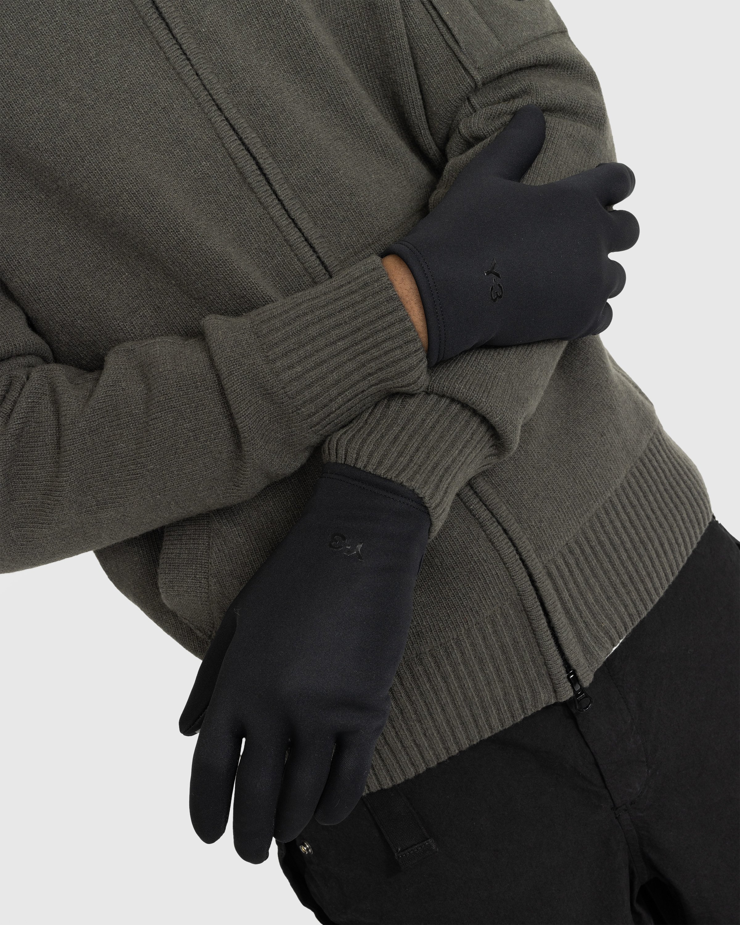 Y-3 - GTX Gloves Black - Accessories - Black - Image 3