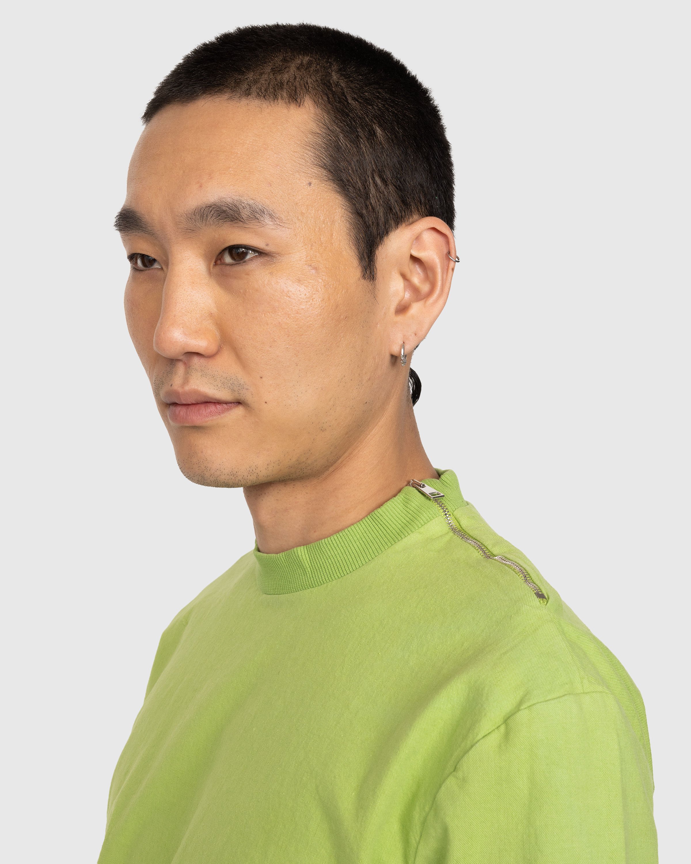 Winnie New York - Degrade Linen T-Shirt Green - Clothing - Green - Image 4
