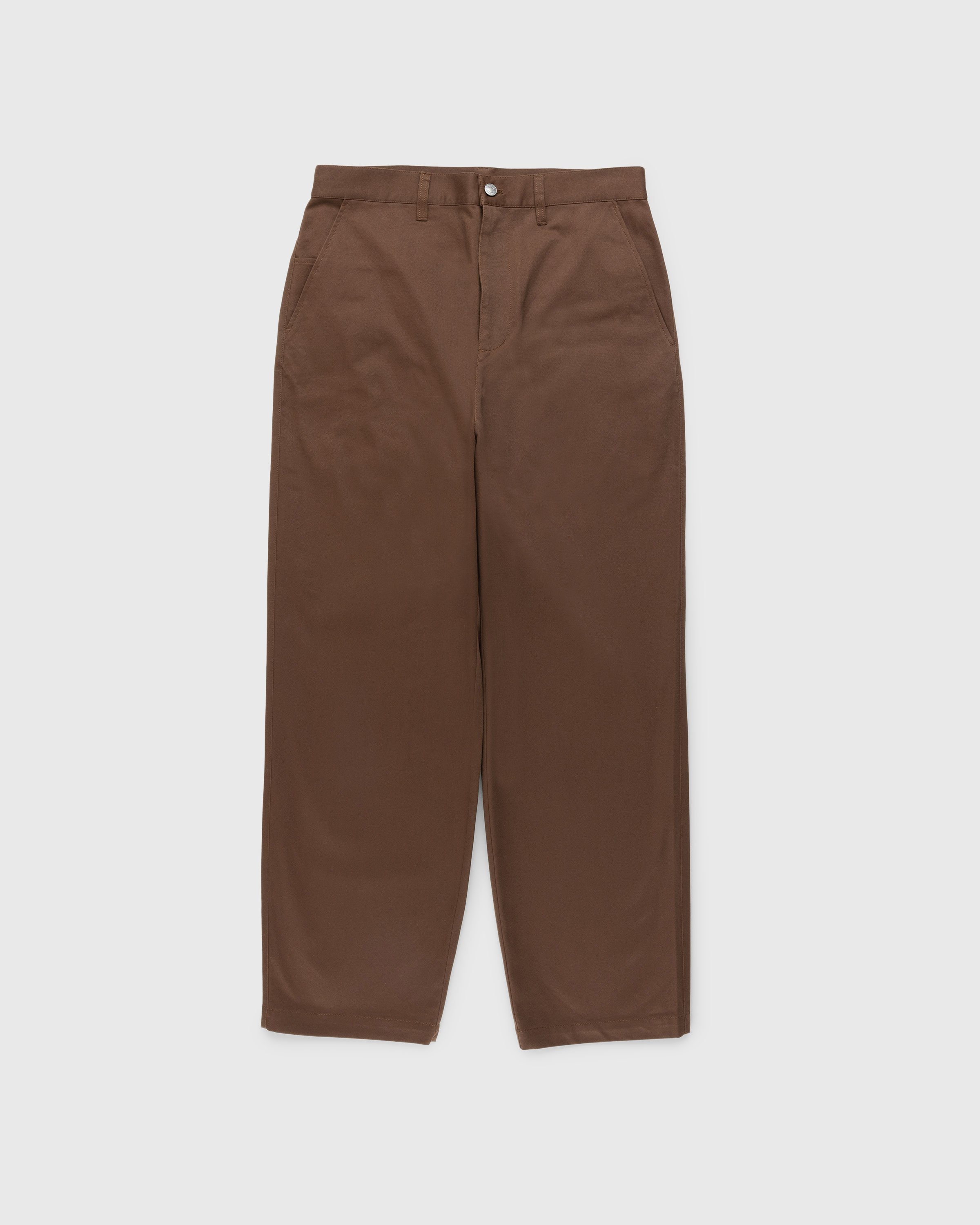 Highsnobiety HS05 - Reverse Twill Baggy Trouser Brown - Clothing - Brown - Image 1