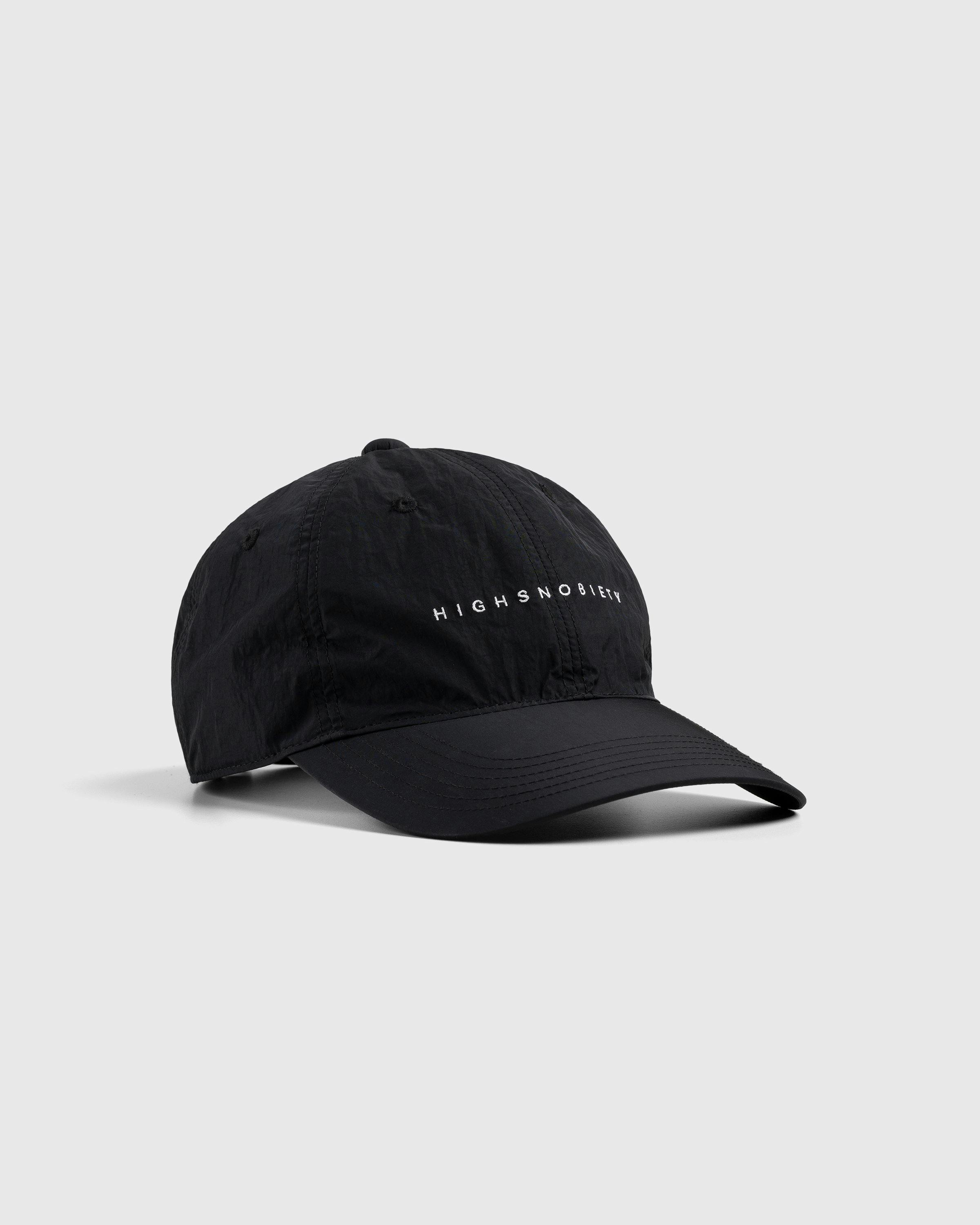 Highsnobiety - Nylon Ball Cap Black - Accessories - Black - Image 1