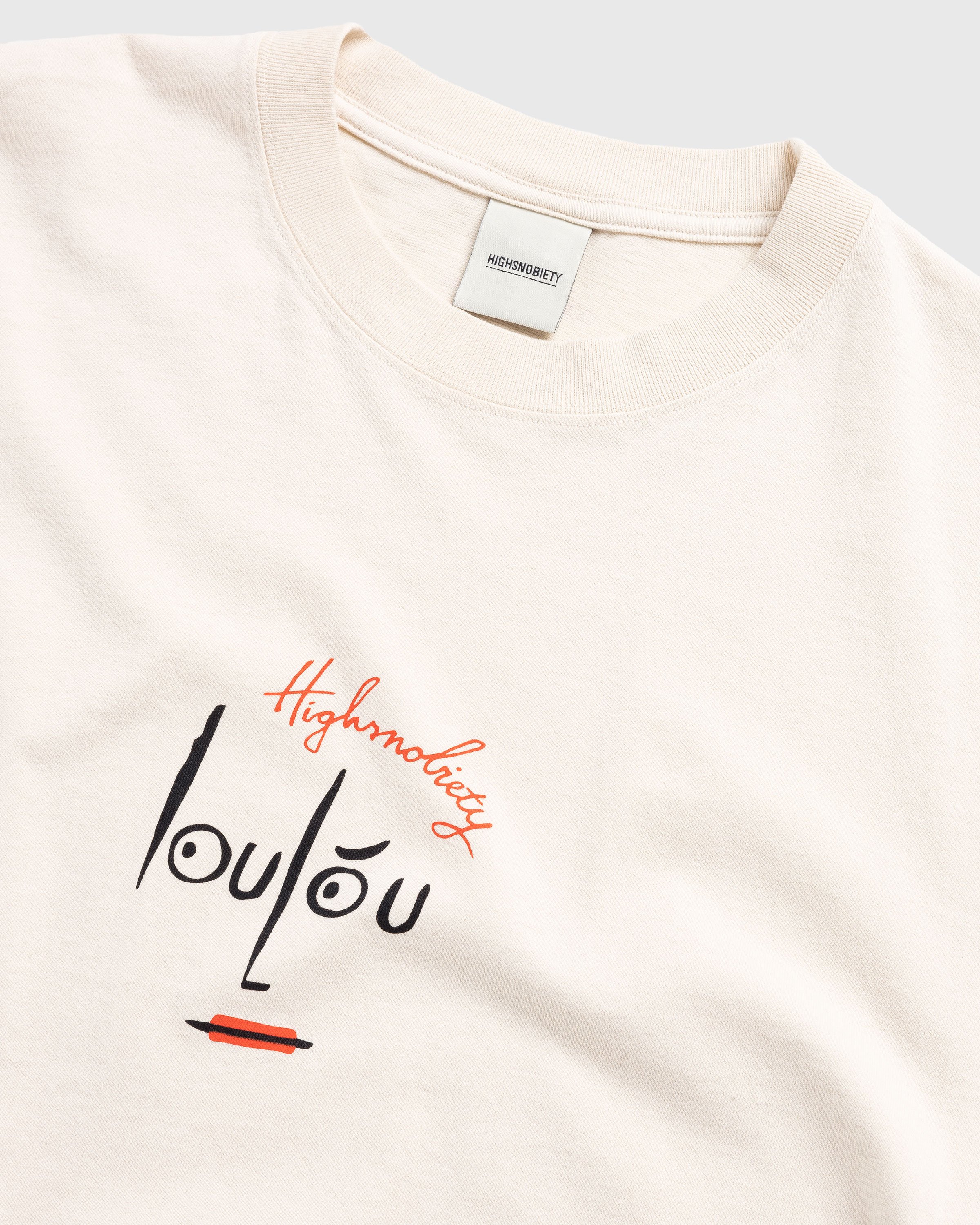 Loulou Paris x Highsnobiety - T-Shirt Eggshell - Clothing - Beige - Image 6