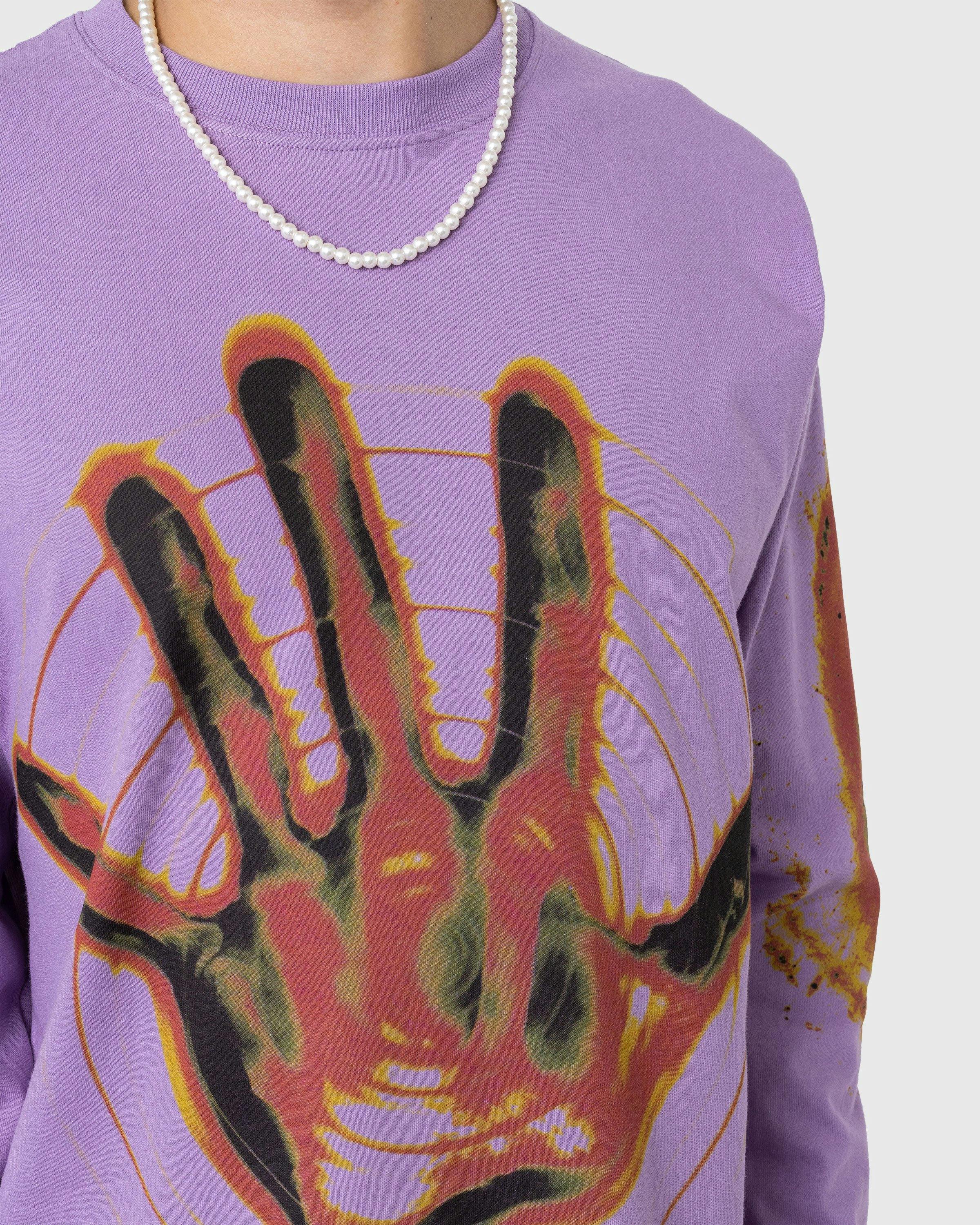 Gentle Fullness - Recycled Cotton Hand Longsleeve Tee Purple - Clothing - Multi - Image 4