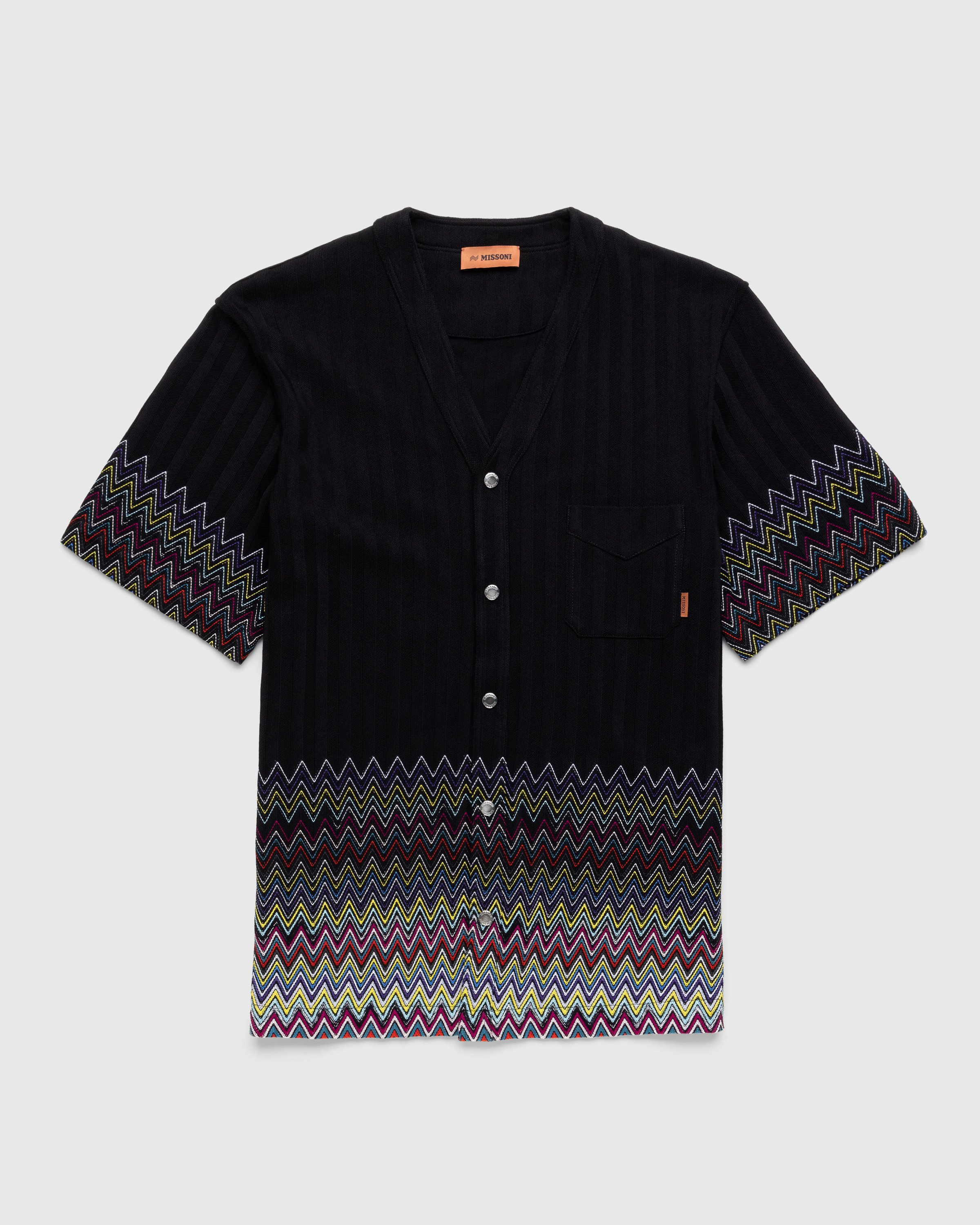 Missoni - Knitted T-Shirt Black - Clothing - Black - Image 1