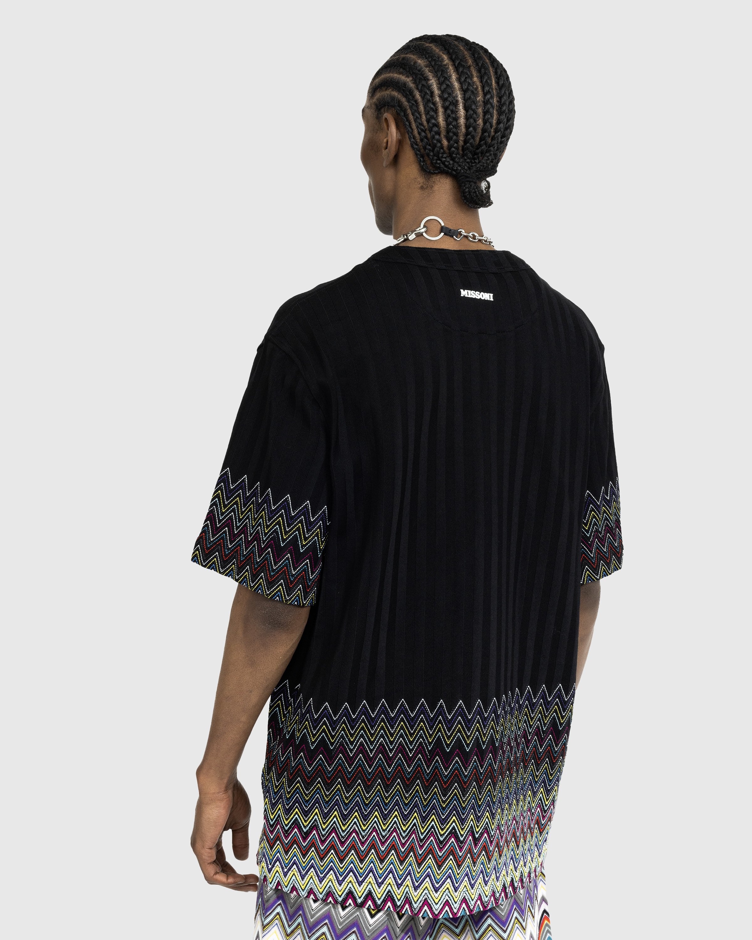 Missoni - Knitted T-Shirt Black - Clothing - Black - Image 3