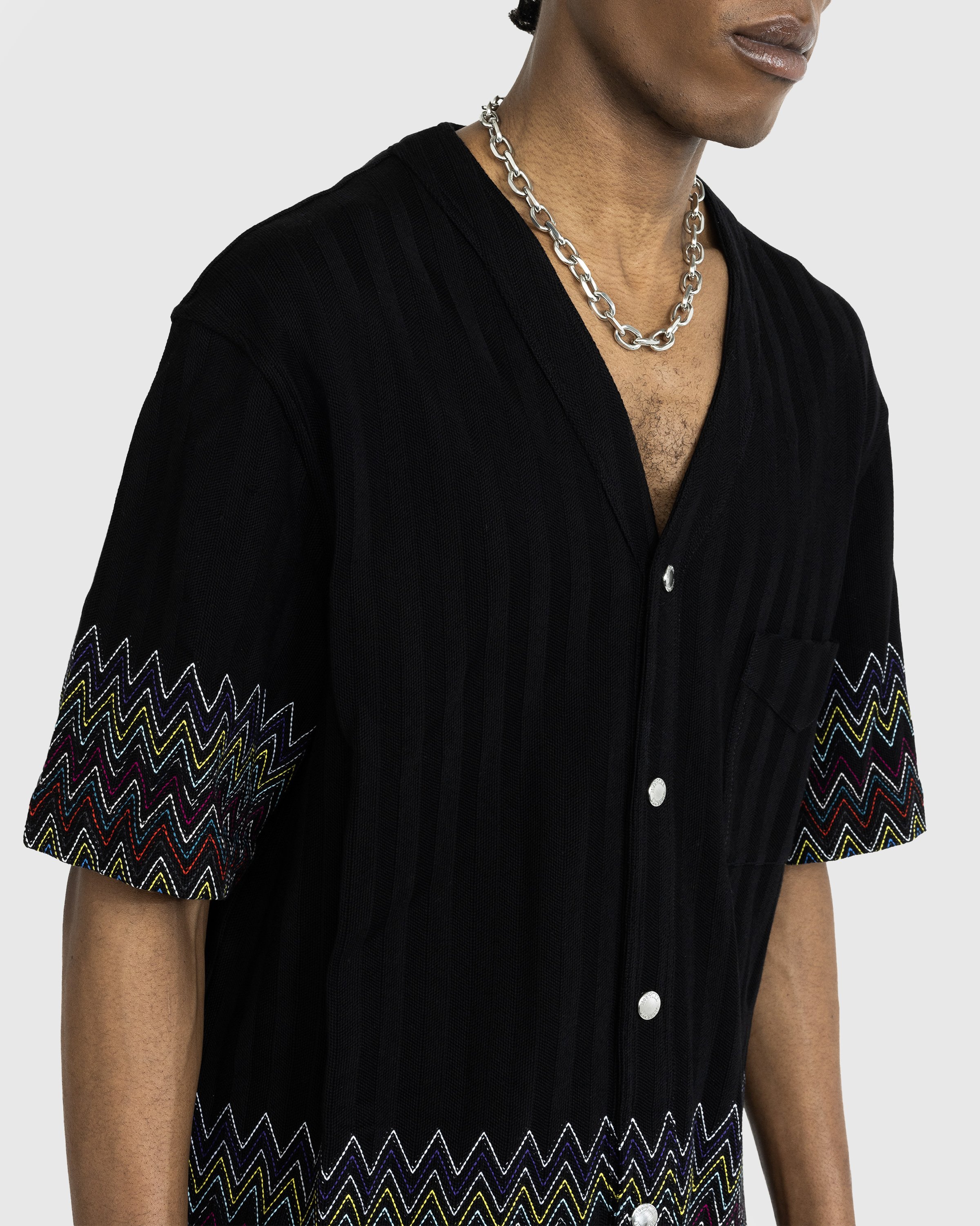Missoni - Knitted T-Shirt Black - Clothing - Black - Image 4