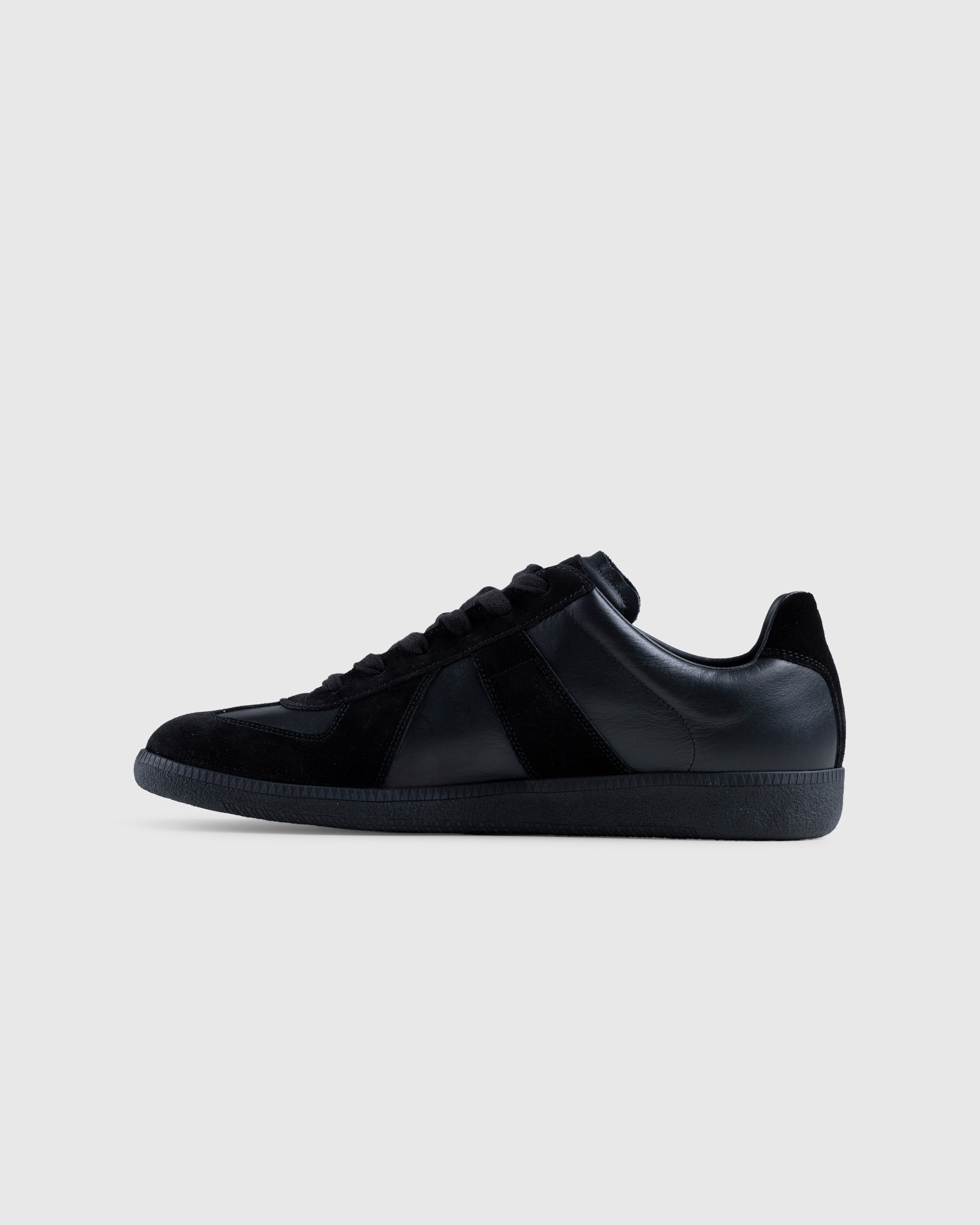 Maison Margiela - Leather Replica Sneakers Black - Footwear - Black - Image 2
